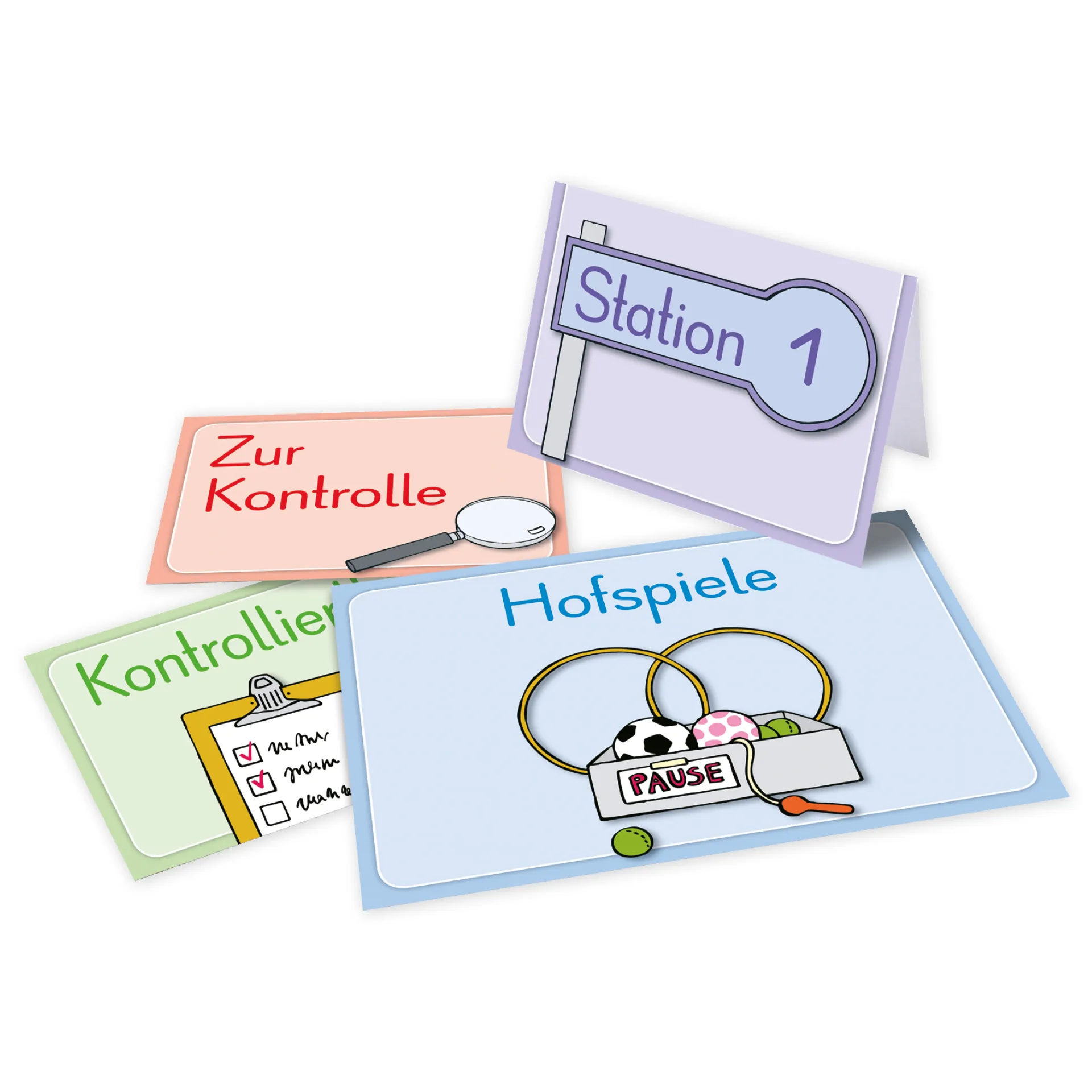 Bildkarten/Schilder "Mein Klassenraum perfekt organisiert", 160-tlg.