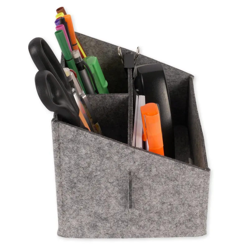 Tisch-Organizer "Filzi II" aus Filz, grau