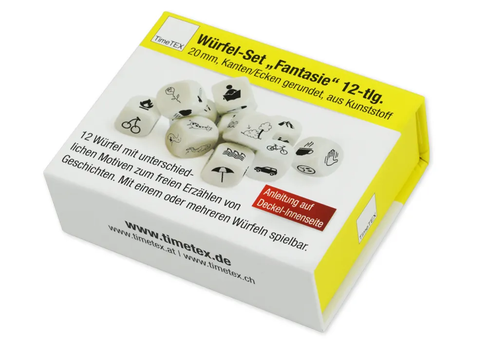 Würfel-Set "Fantasie-Geschichte", 12-tlg.
