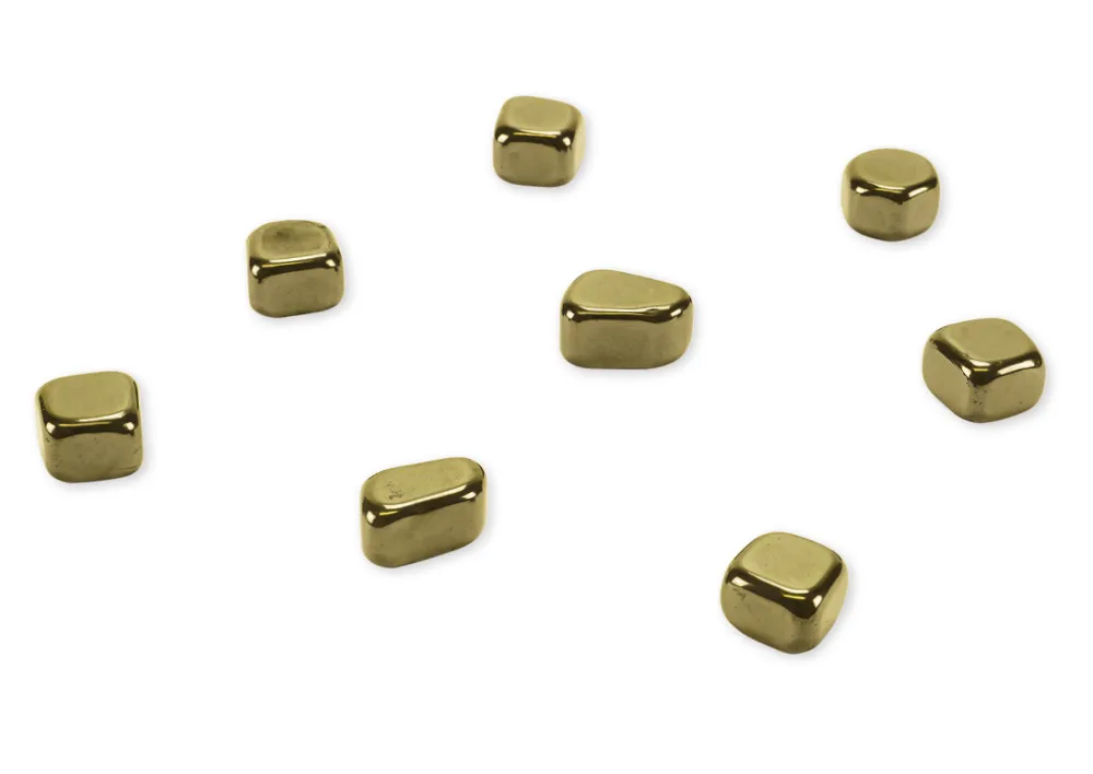 Set Magnete "Gold-Nuggets", ca. 20-tlg.