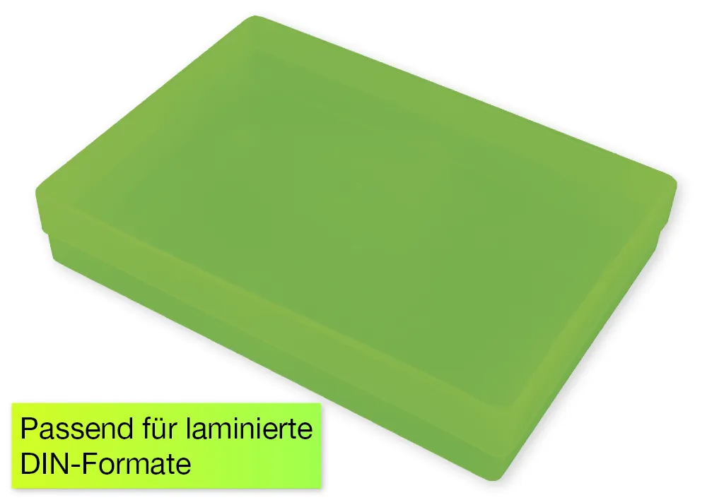 Stülpschachtel Kunststoff groß A4 farbig