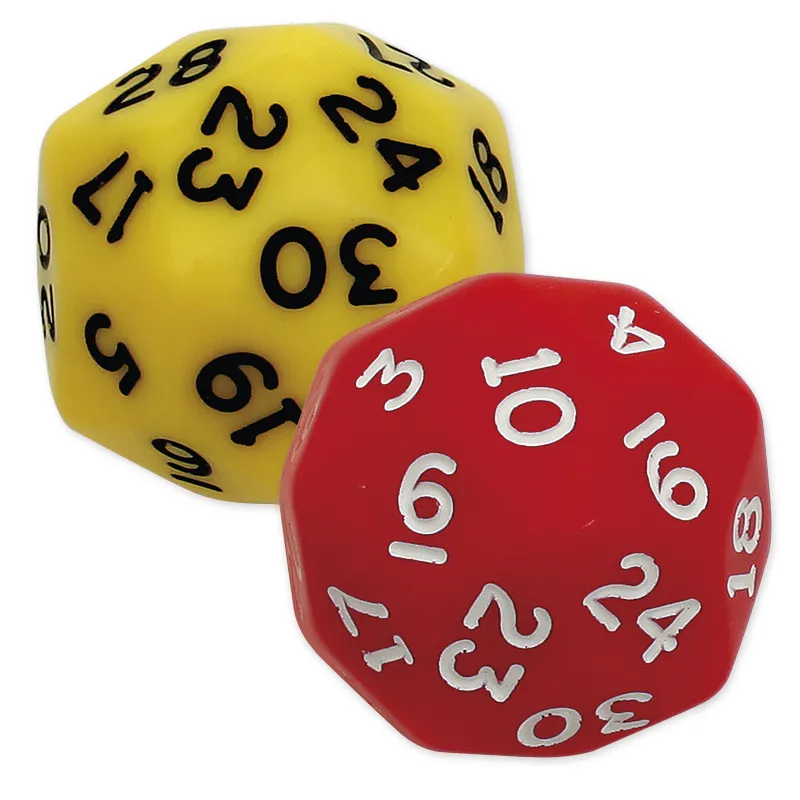 Übungs-Würfel mit 30 Seiten, 2-tlg.