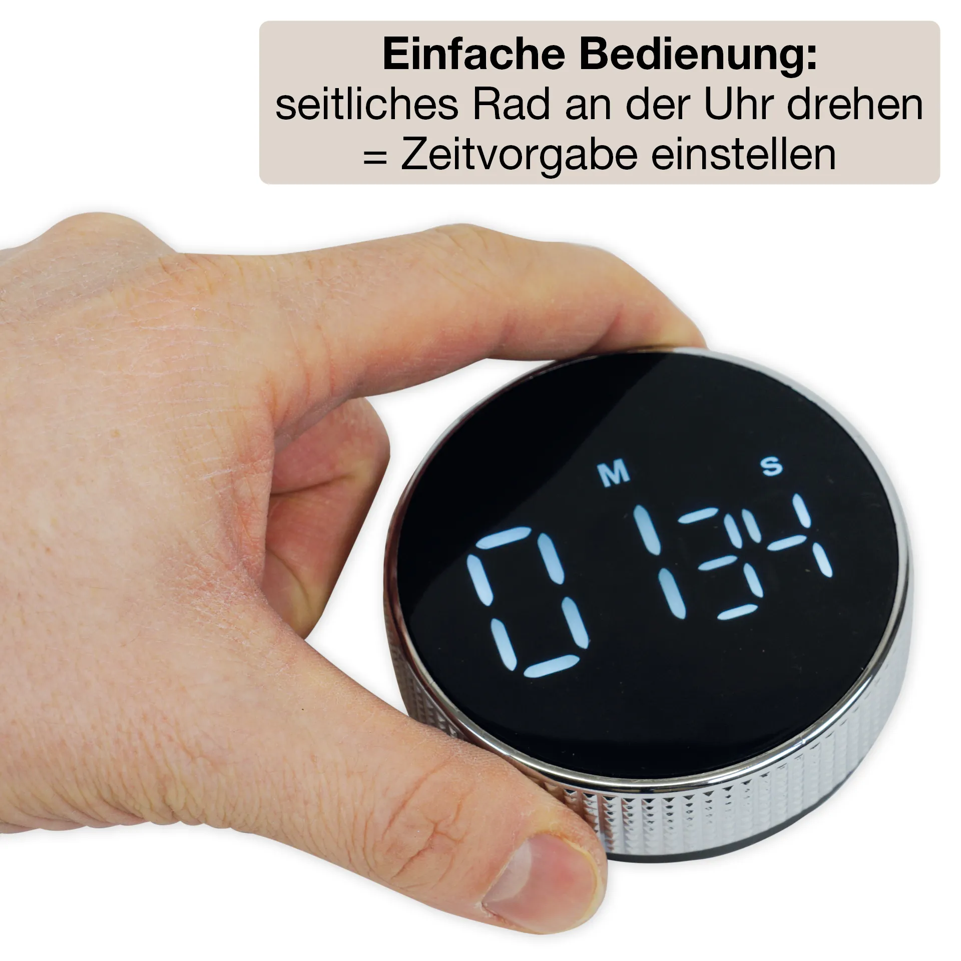 Zeitdauer-Uhr "Digi-Disc" mit Dreh