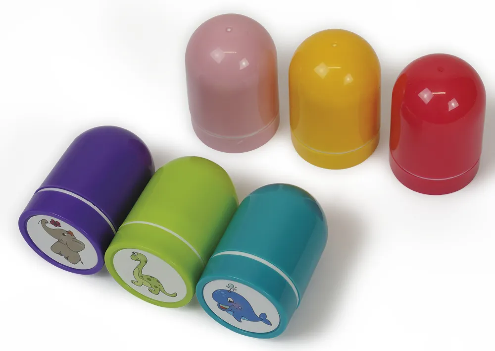 Set Dauer-Stempel "Tiere", 6-tlg.