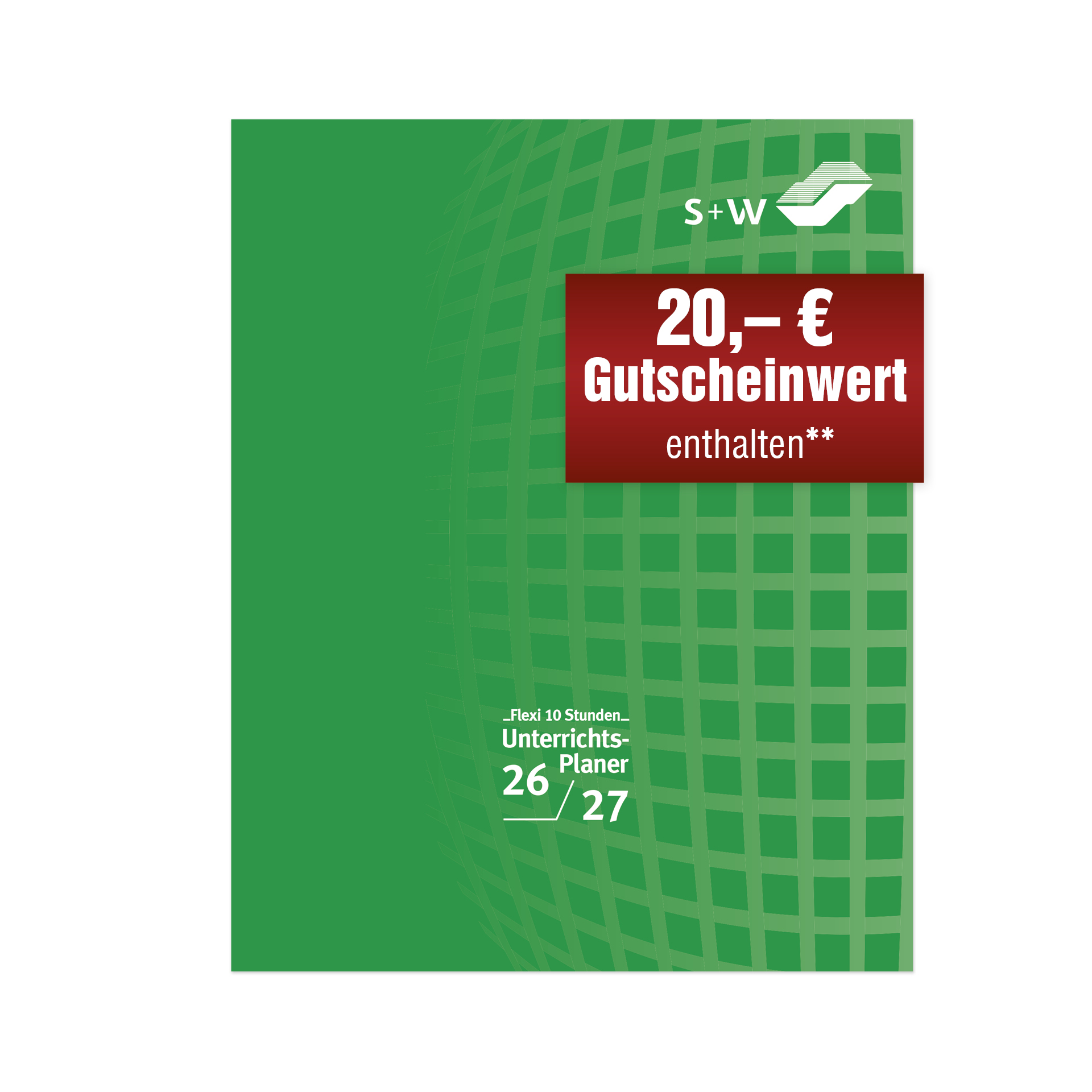 s+w Unterrichts-Planer A4++ 26/27 Flexi - 10 Stunden