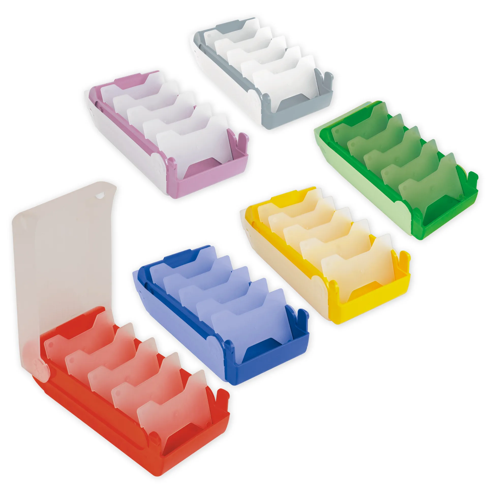 Lern-Karteikasten Kunststoff für A8