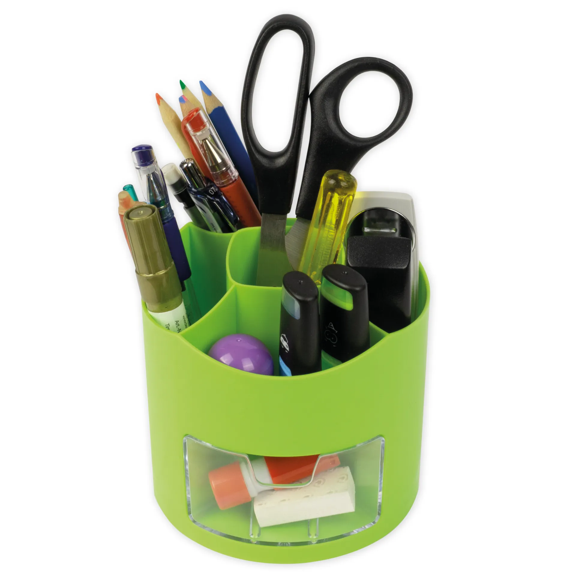 TimeTEX Tisch-Organizer "Greenly" mit Schubfach, drehbar, grün