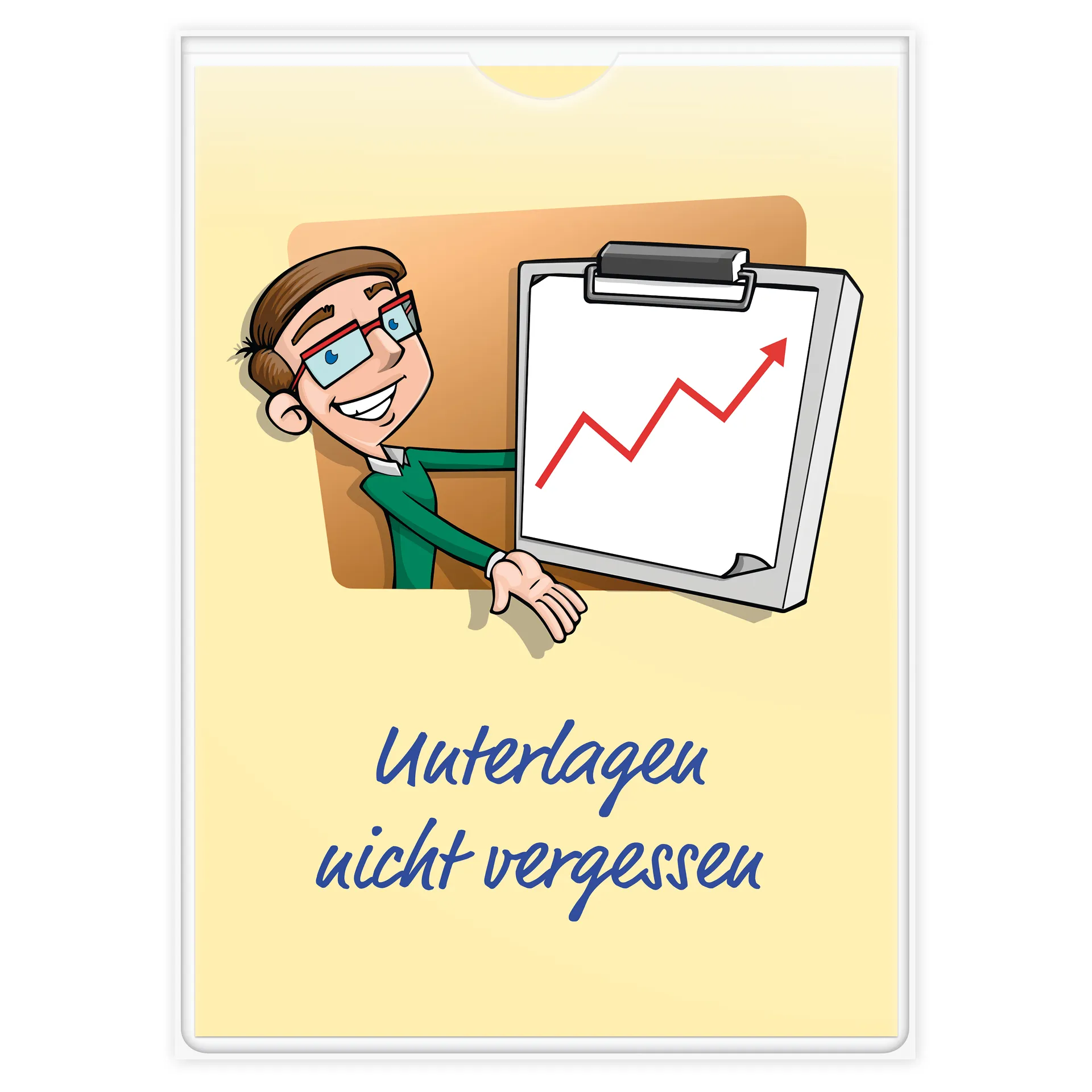 Einstecktasche A4 selbstklebend, 1 Stück