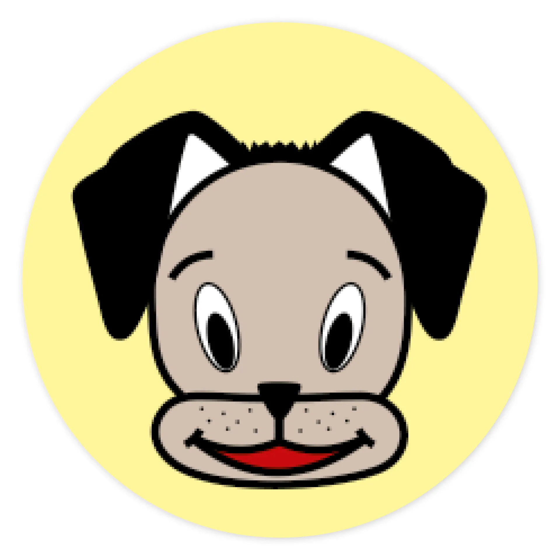 Set Magnet-Wende-Plättchen "Tier-Gesichter"