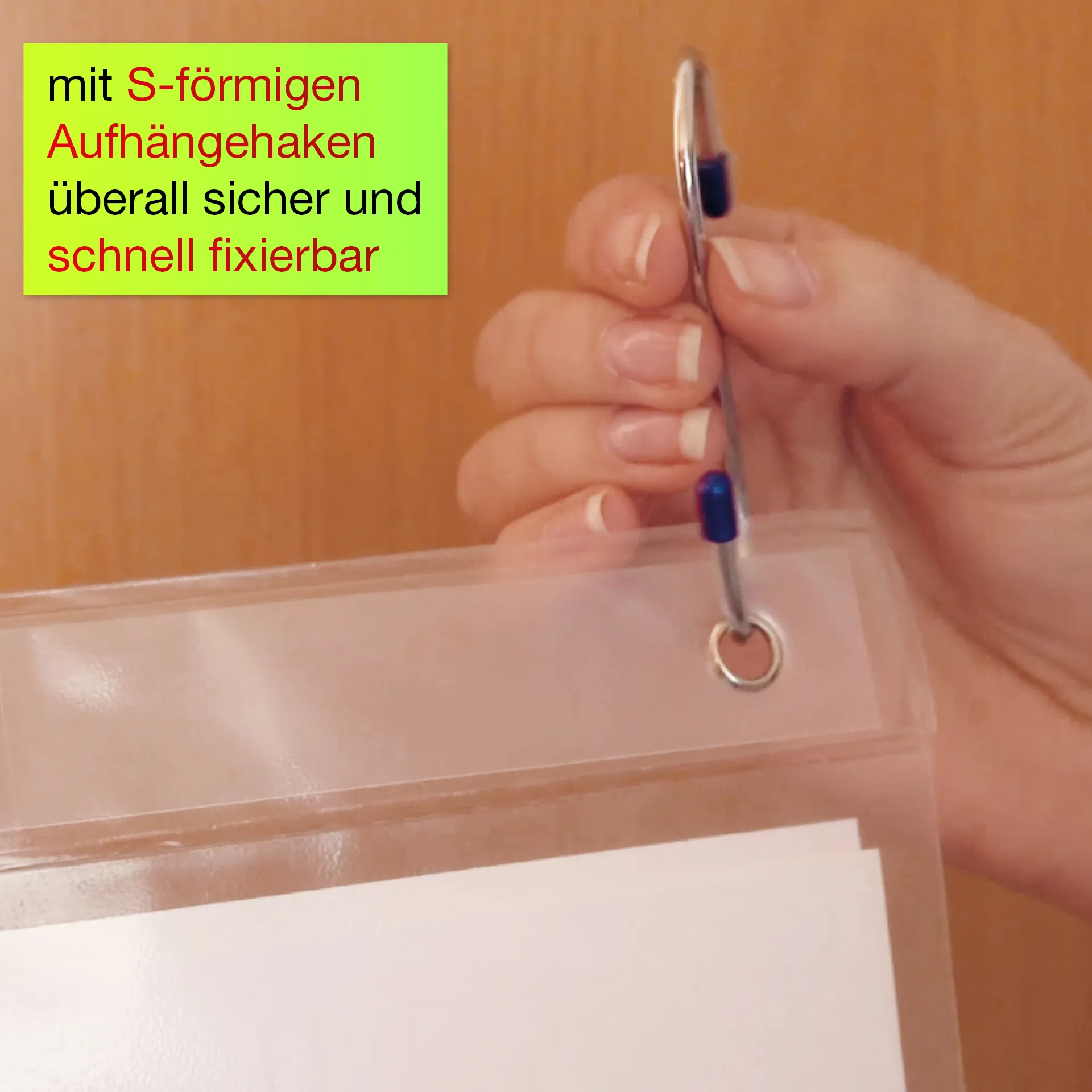 Hänge-Organizer A4, 6 Einschubtaschen