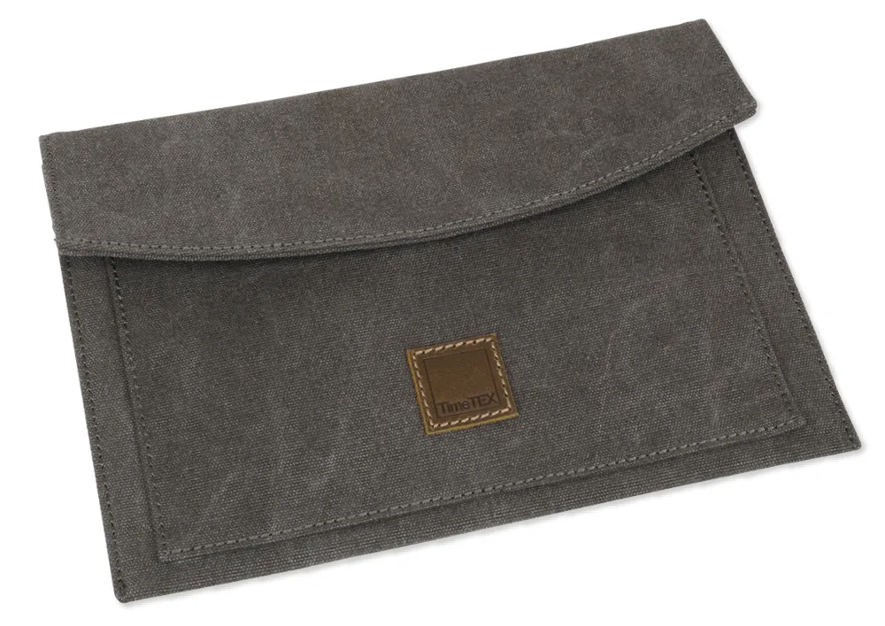 Tablet-Hülle aus Canvas mit Einstecktasche, 30x21 cm
