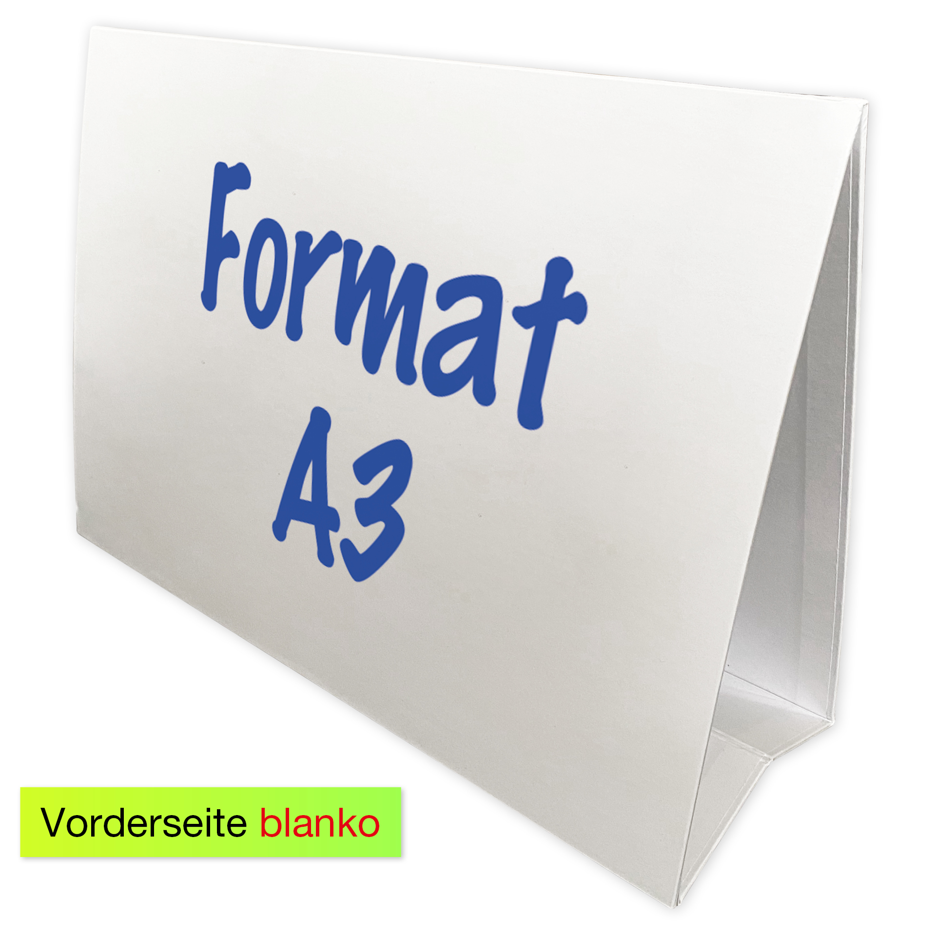Tisch-Whiteboard A3 zum Aufstellen, magnethaftend