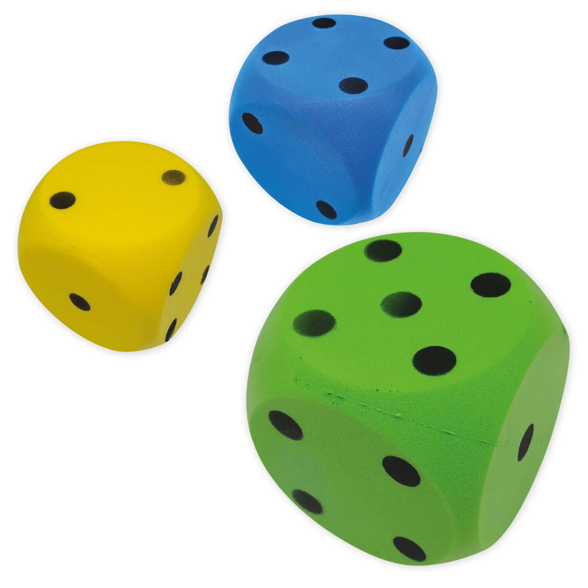 Schaumstoff-Würfel mit Augen XXL, 15x15 cm