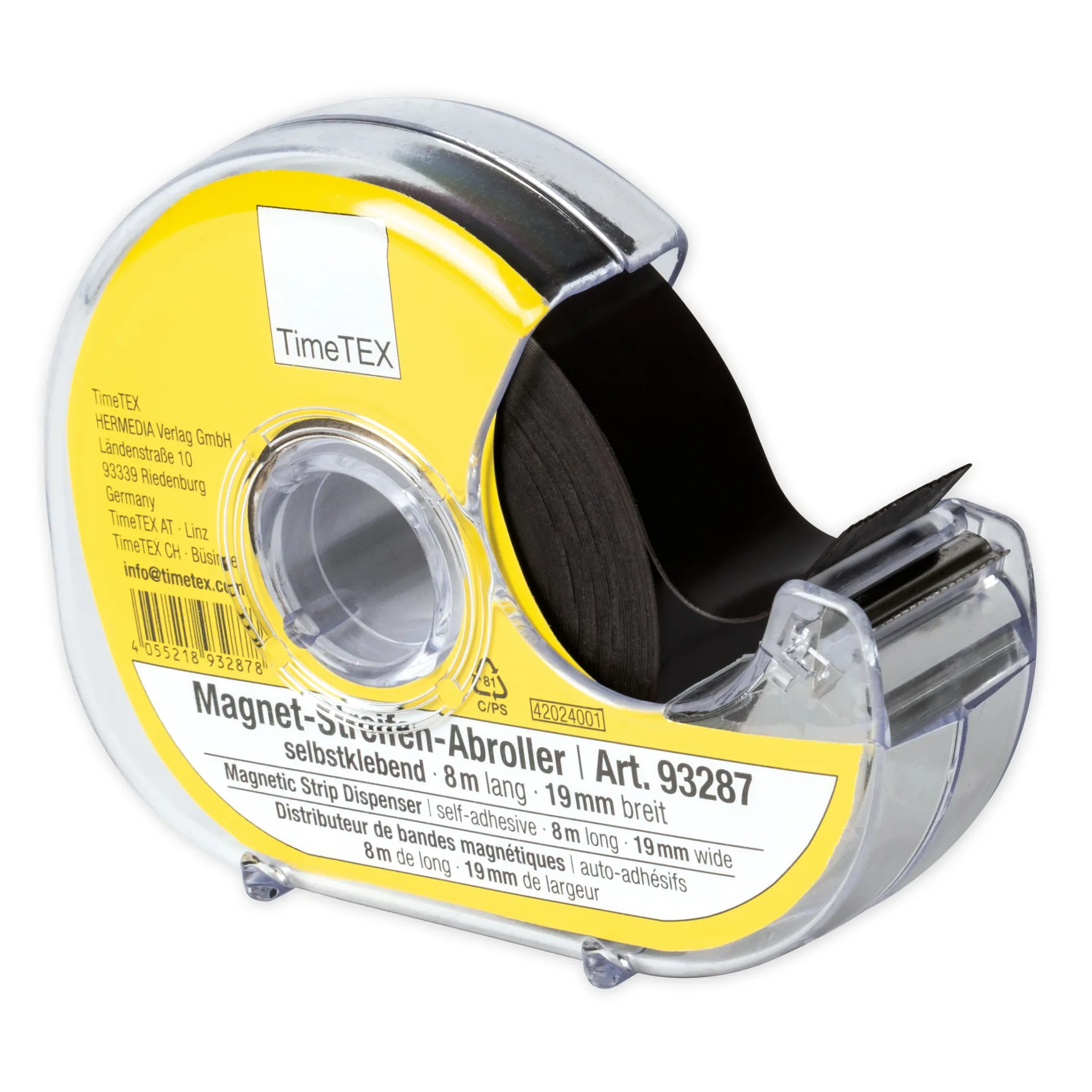 Magnetband auf Abroller, 8m