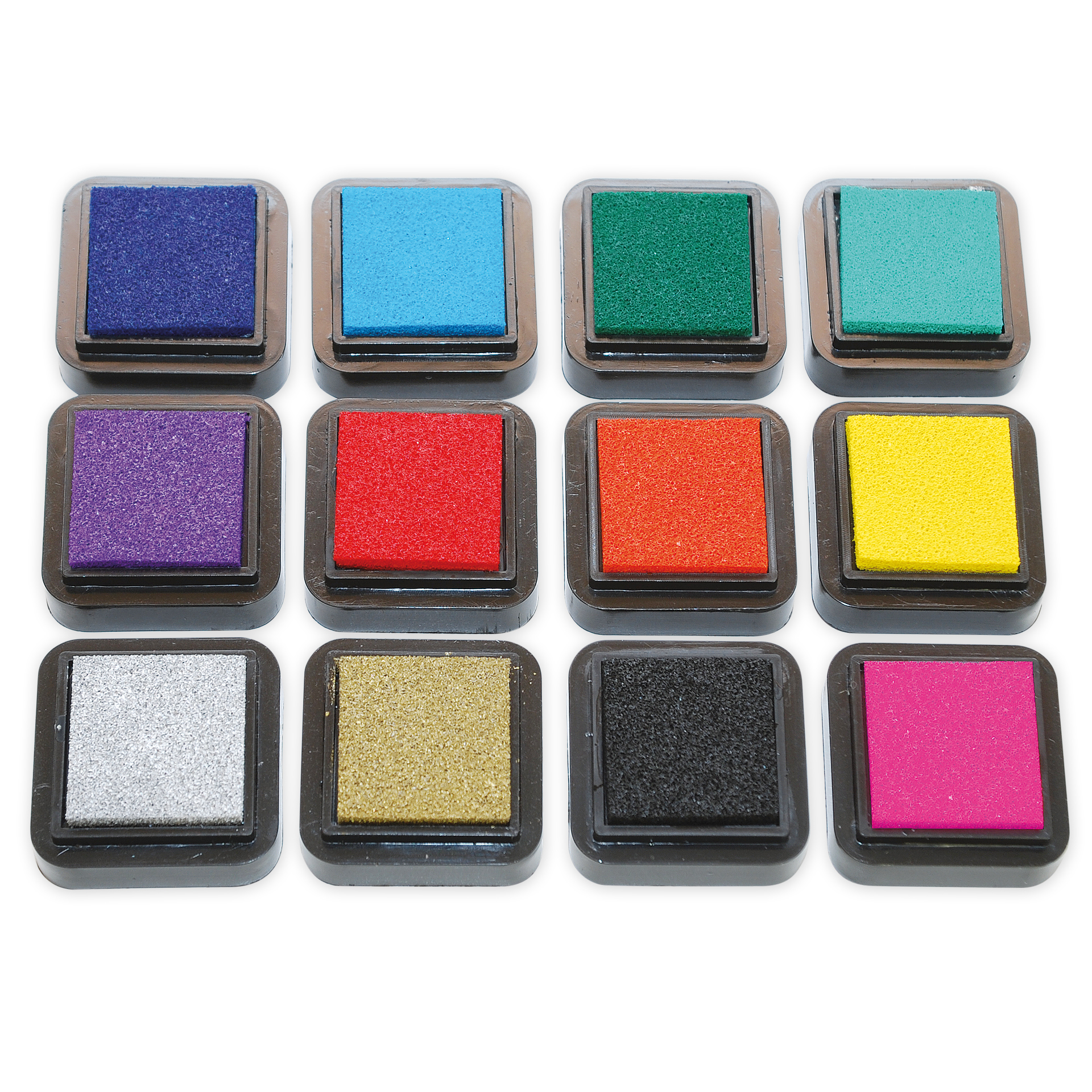 Stempelkissen, 12 Farben lose