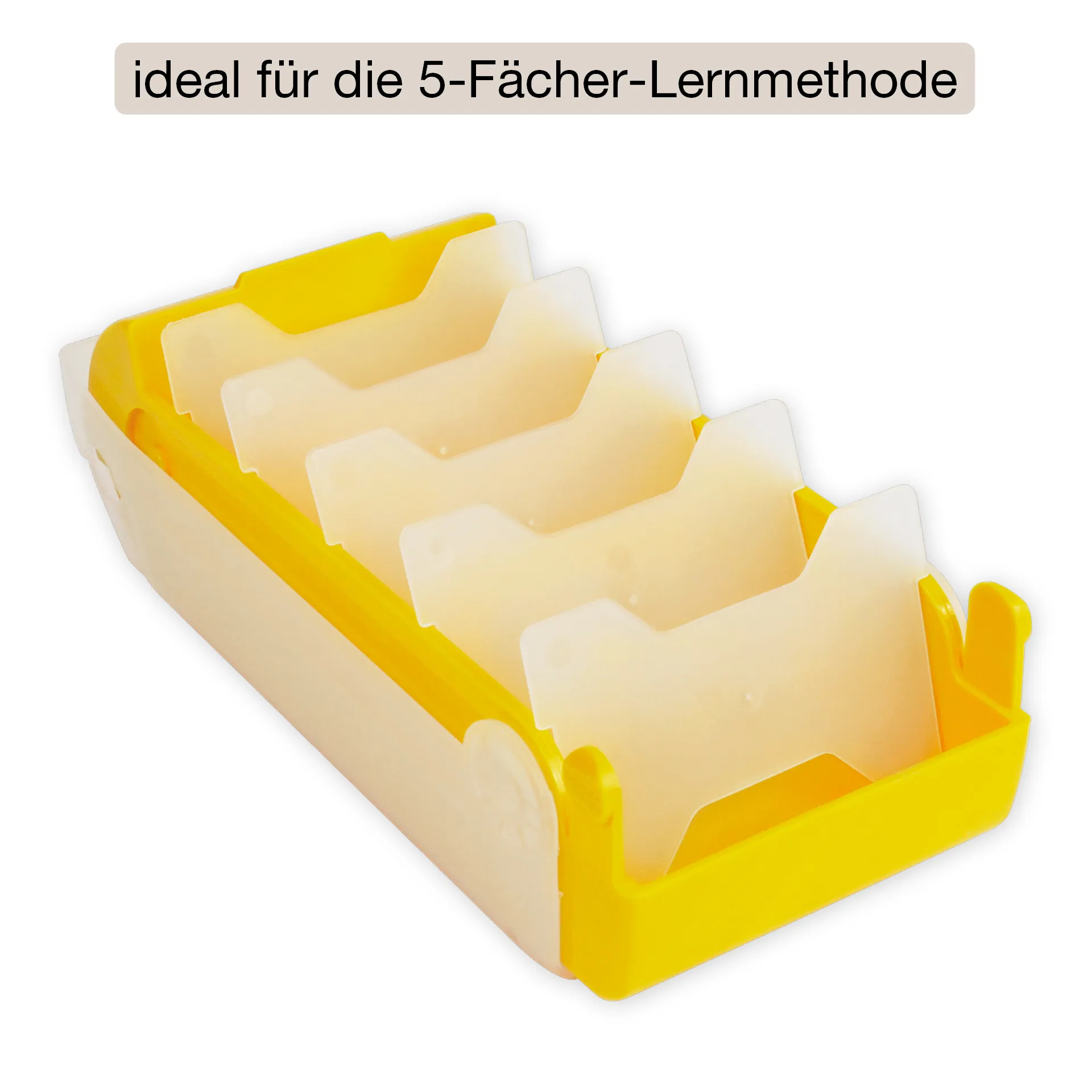 Lern-Karteikasten Kunststoff für A8