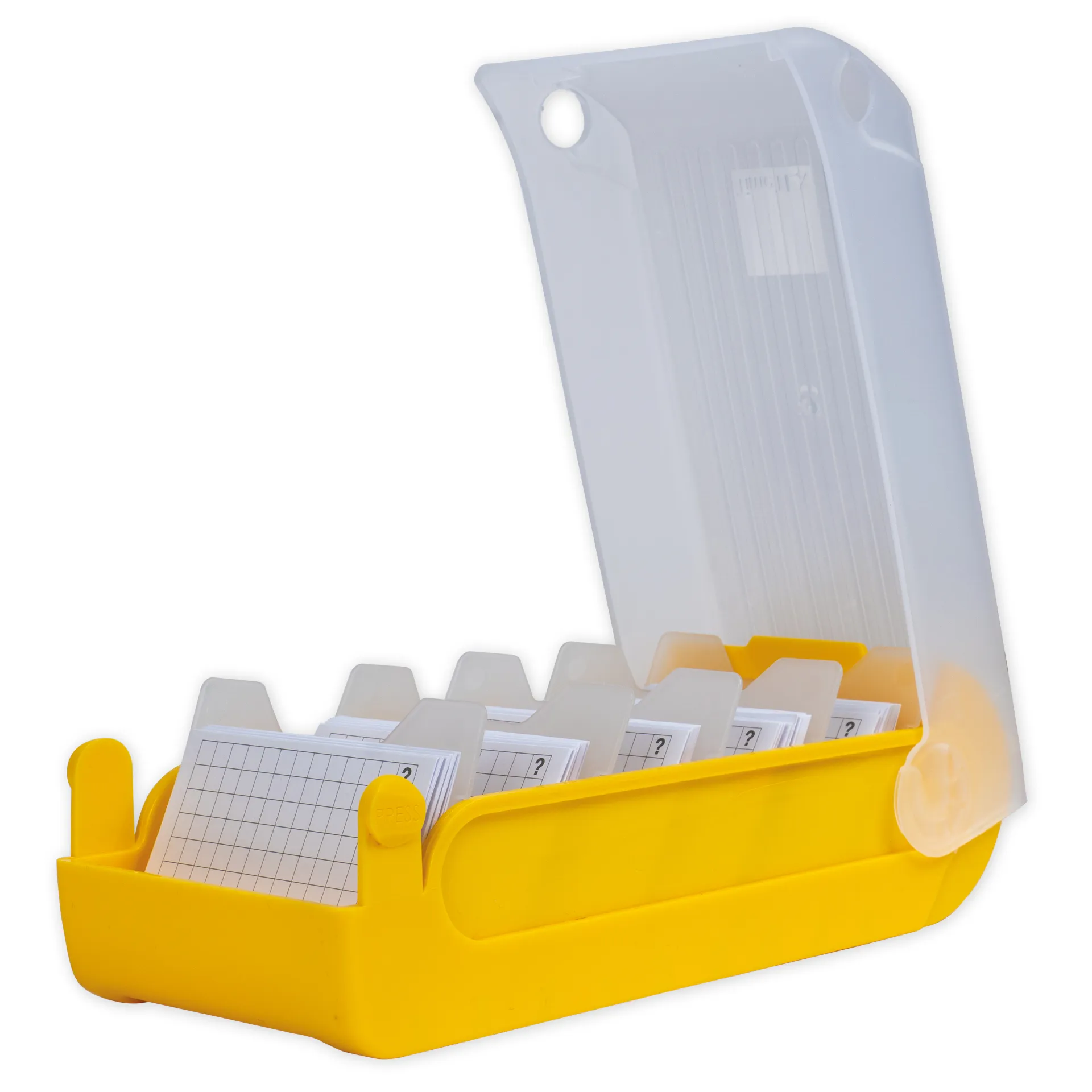 Lern-Karteikasten Kunststoff für A8