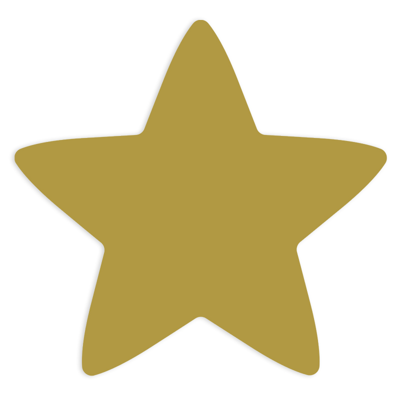 Stempel, Stern gold
