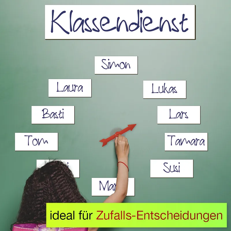 Pfeil-Drehzeiger mit Saugnapf, 10-tlg., 10 cm