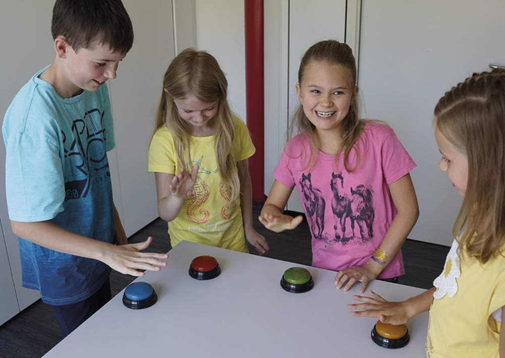 Antwort-Button "Licht+Ton", 4-tlg