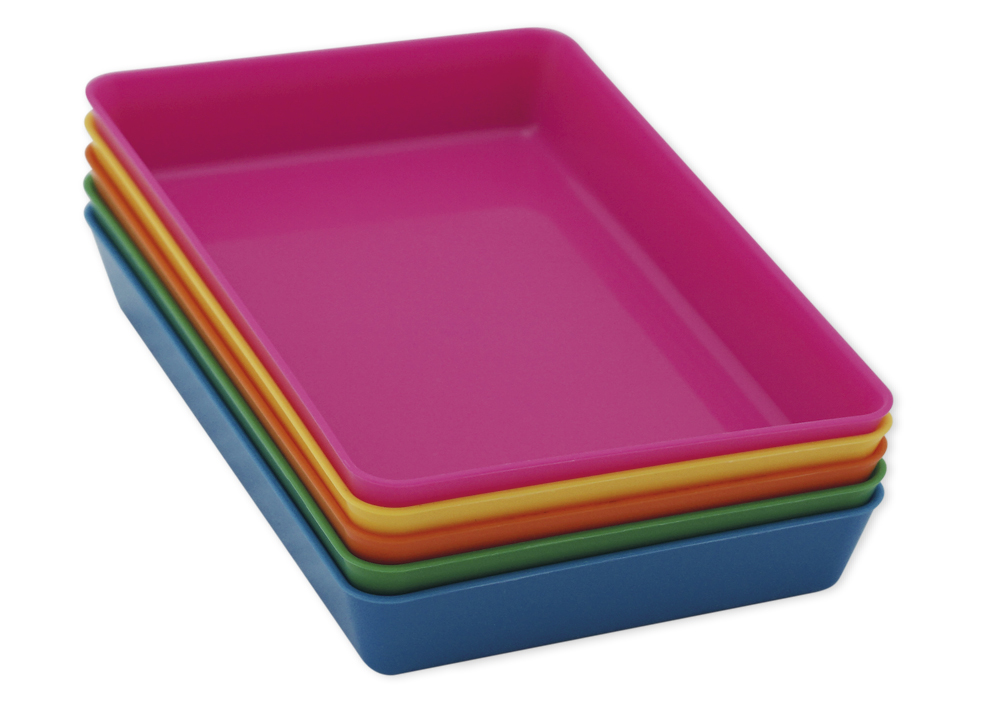 Set Aufbewahrungs-Schalen Kunststoff L, 5-tlg. Set Aufbewahrungs-Schalen Kunststoff L, 5-tlg.