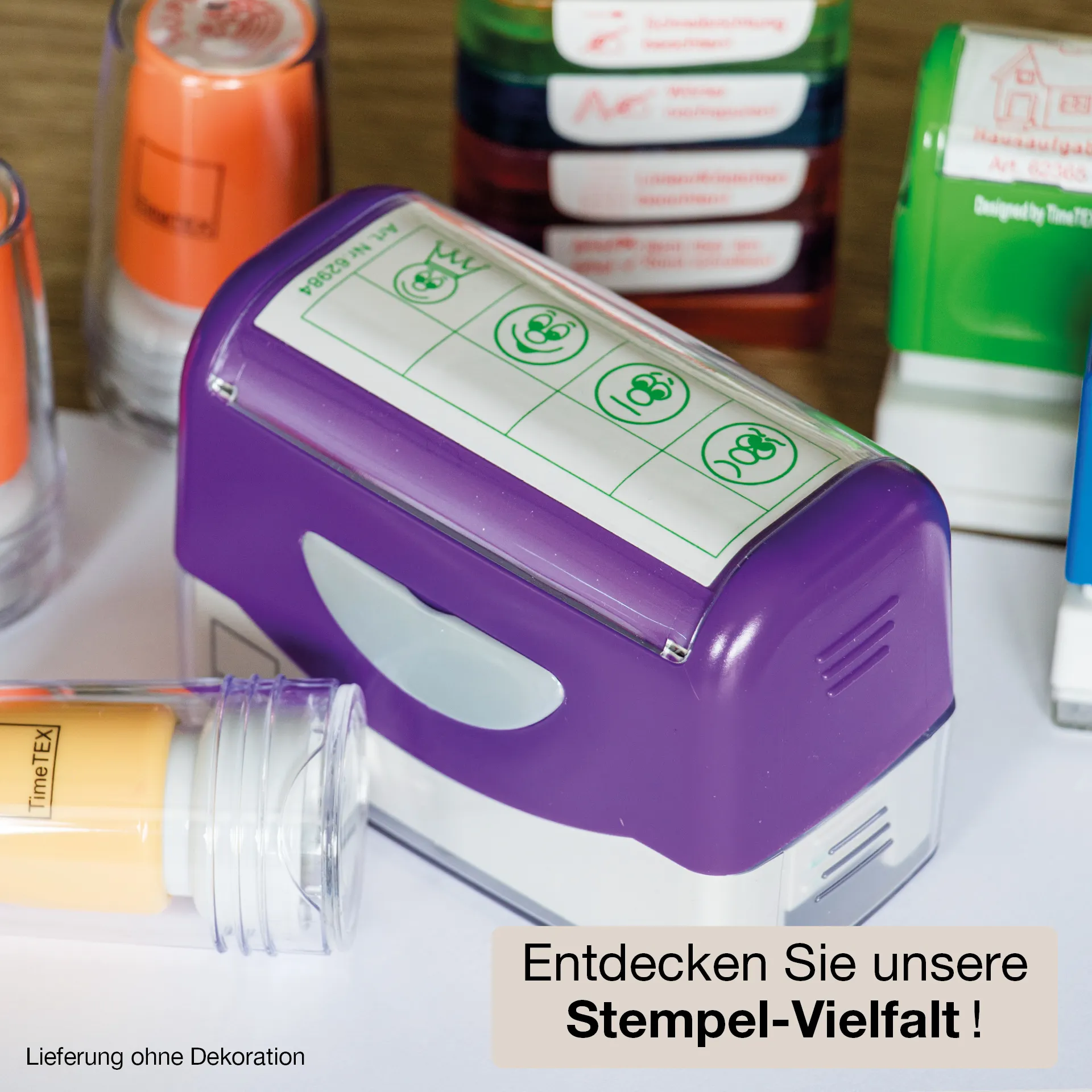 Stempel, 4 Gesichter