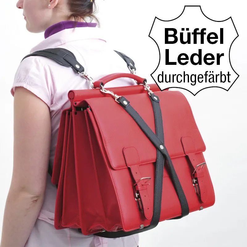 Rucksack-Trageriemen Leder