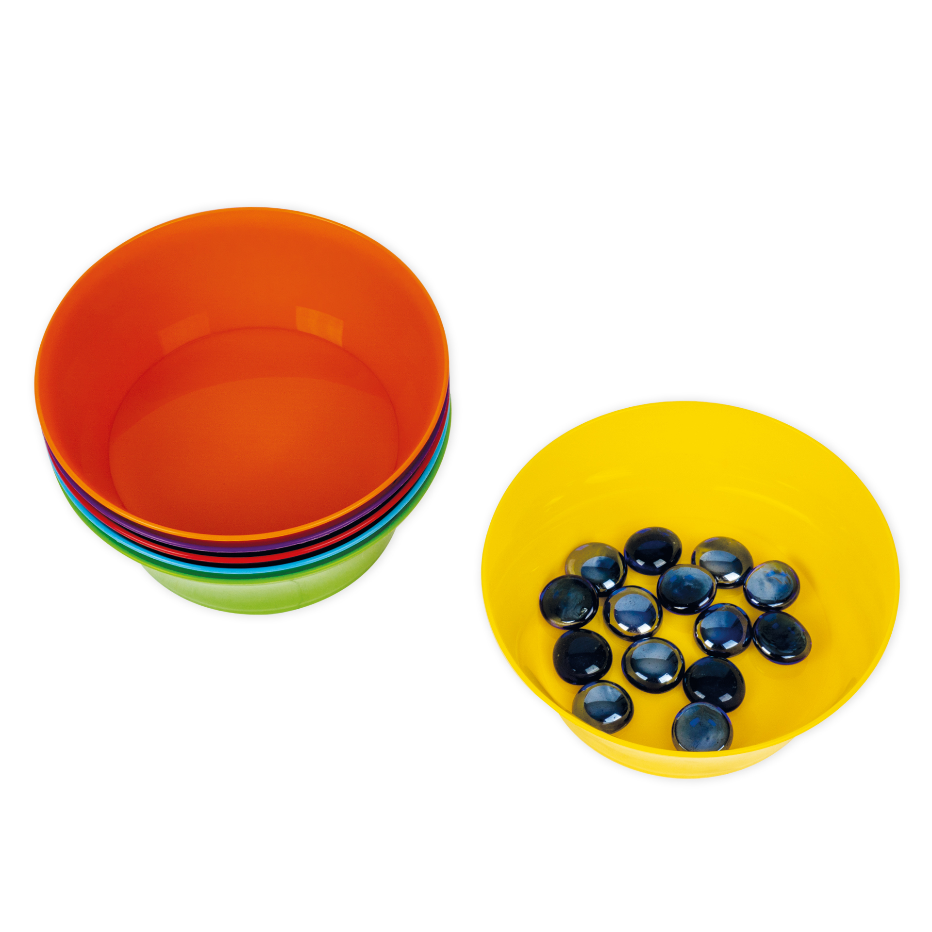 Set Materialschalen rund, 6-tlg.