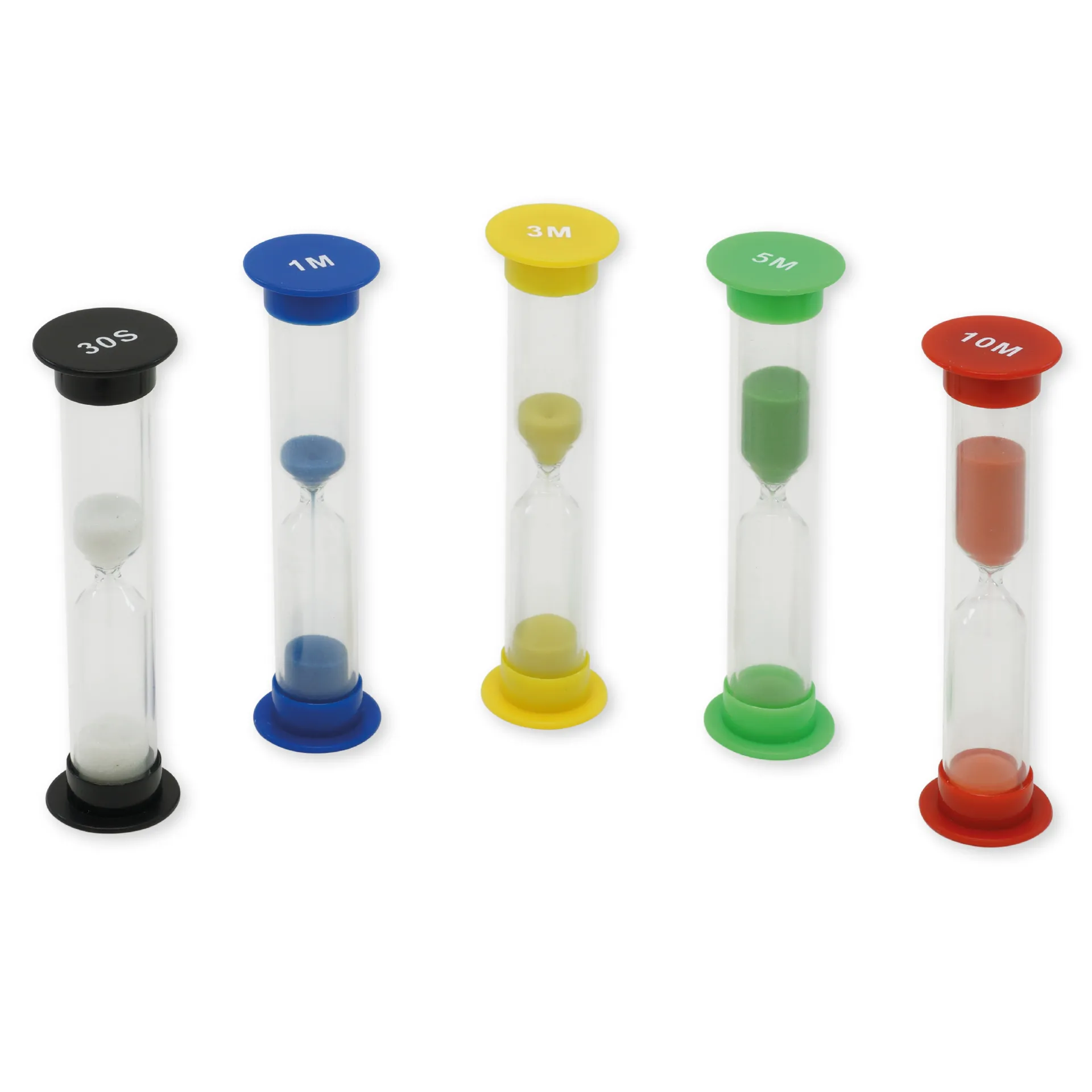 Mix-Sanduhren-Set, 10cm hoch Mix-Sanduhren-Set, 10cm hoch