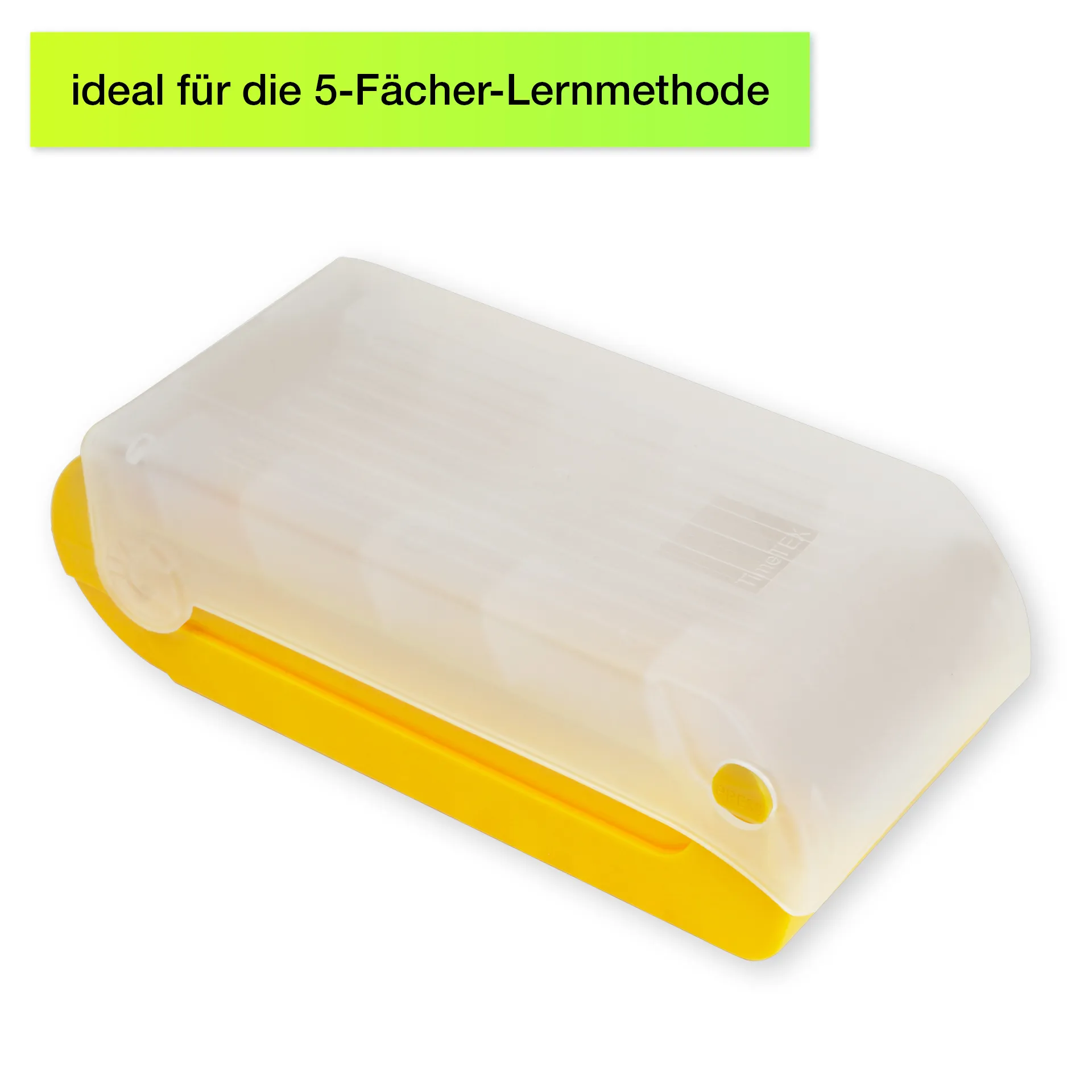 Lern-Karteikasten Kunststoff für A8