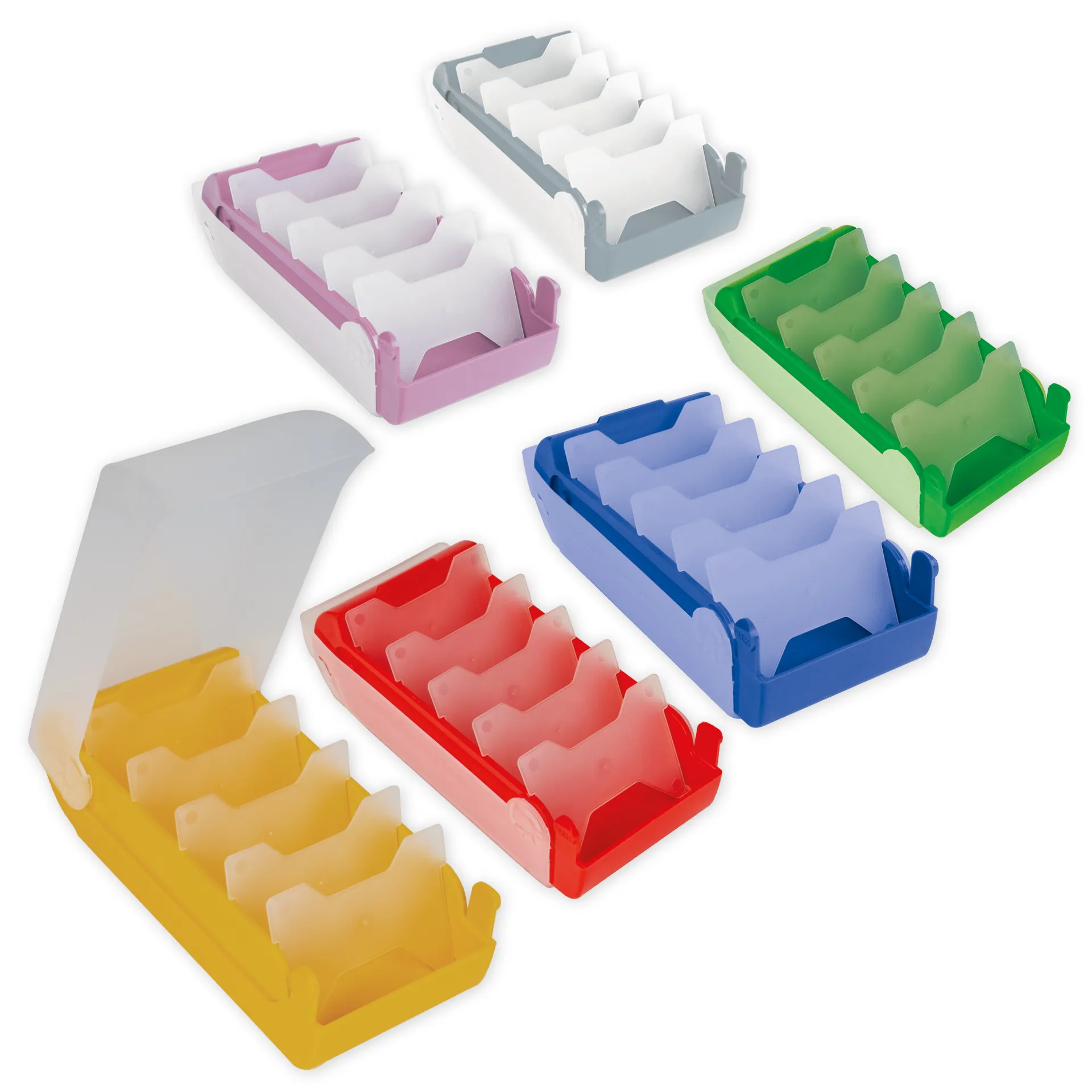 Lern-Karteikasten Kunststoff für A8