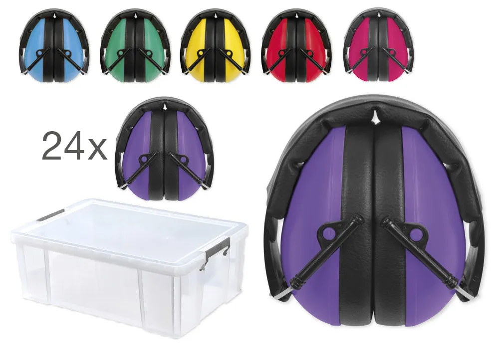 Klassensatz Gehör-Schutz "Auris Plus", 24-tlg., in Box