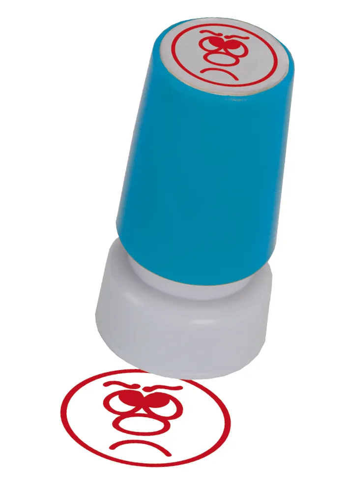 Stempel, Gesichter 3-tlg.