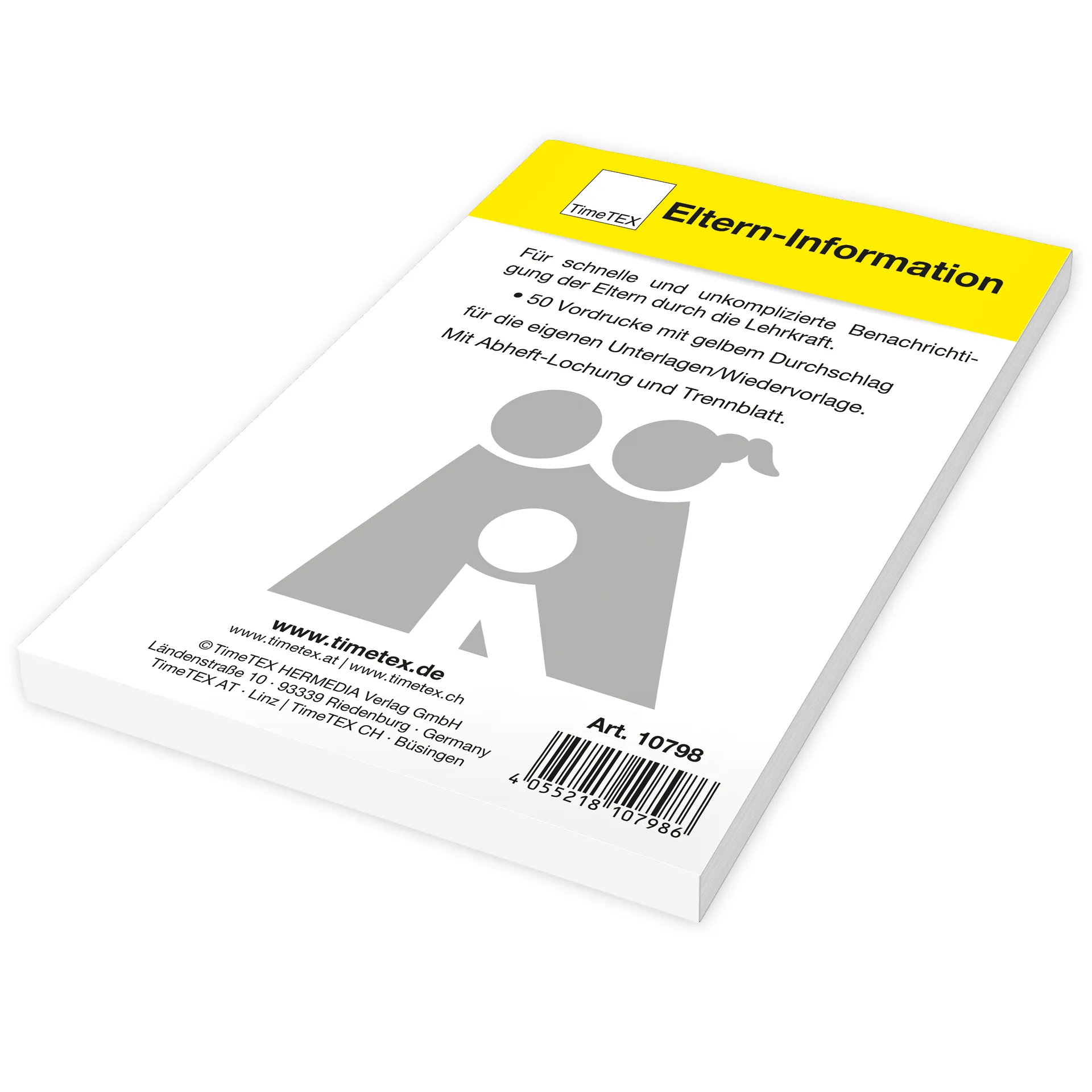 Block Eltern-Informationen A6, 50 Blatt mit Durchschlag Block Eltern-Informationen A6, 50 Blatt mit Durchschlag