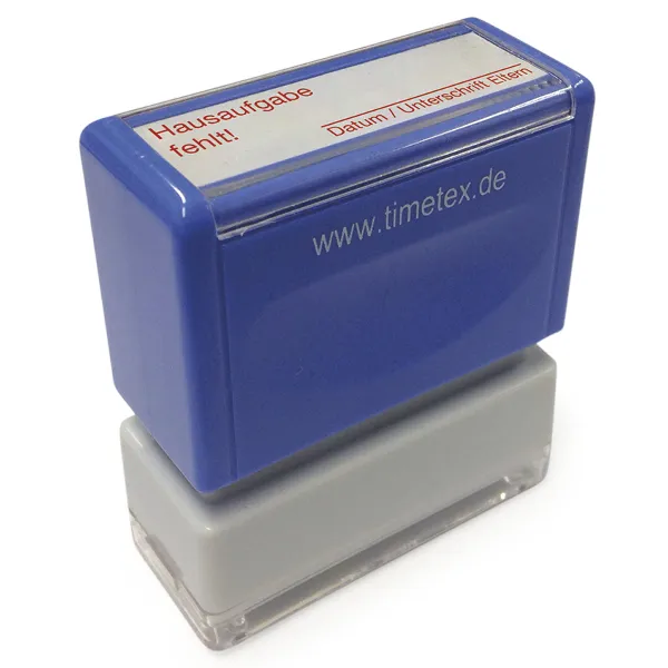 Stempel, Hausaufgabe fehlt