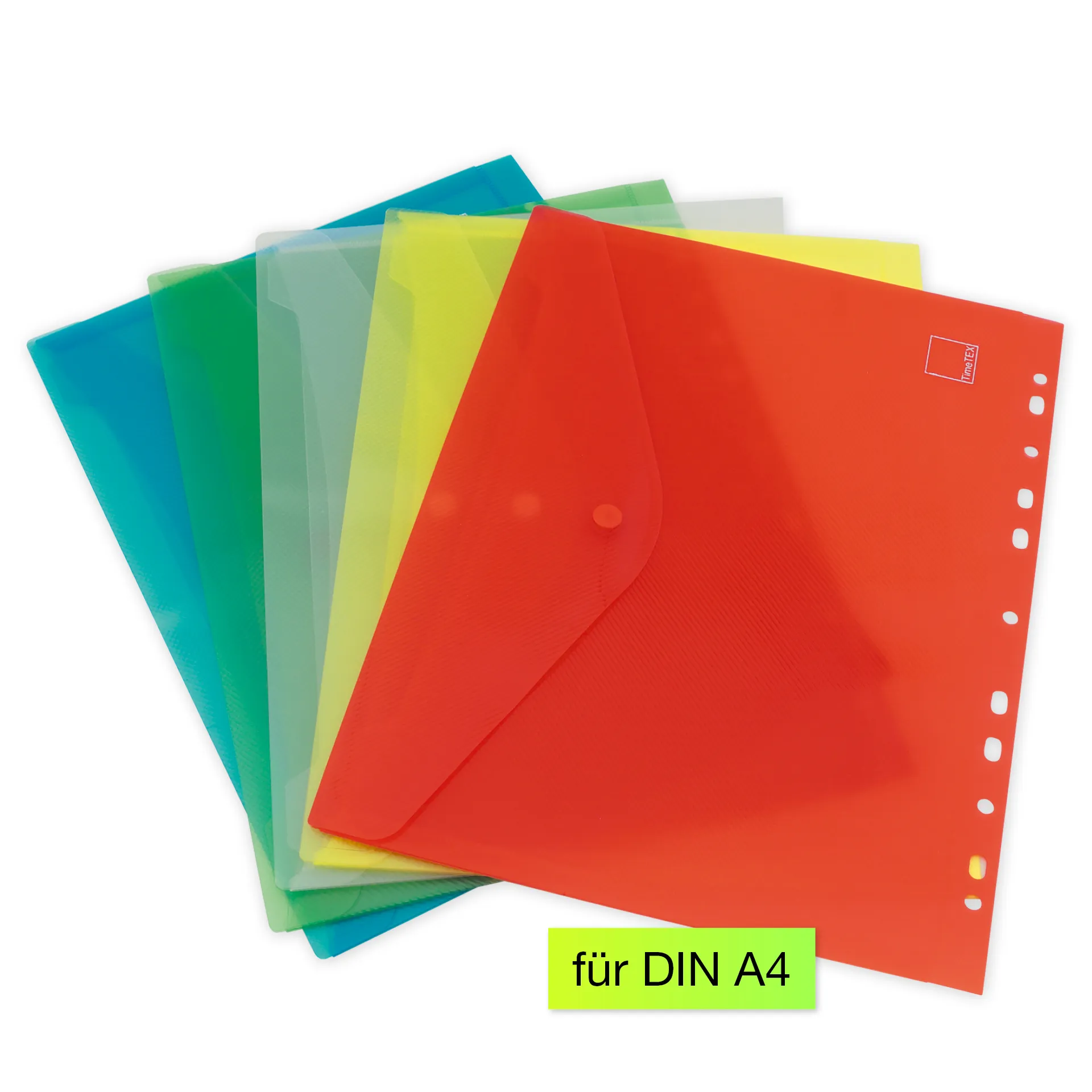 Dokumententasche A4 zum Abheften, 5-tlg