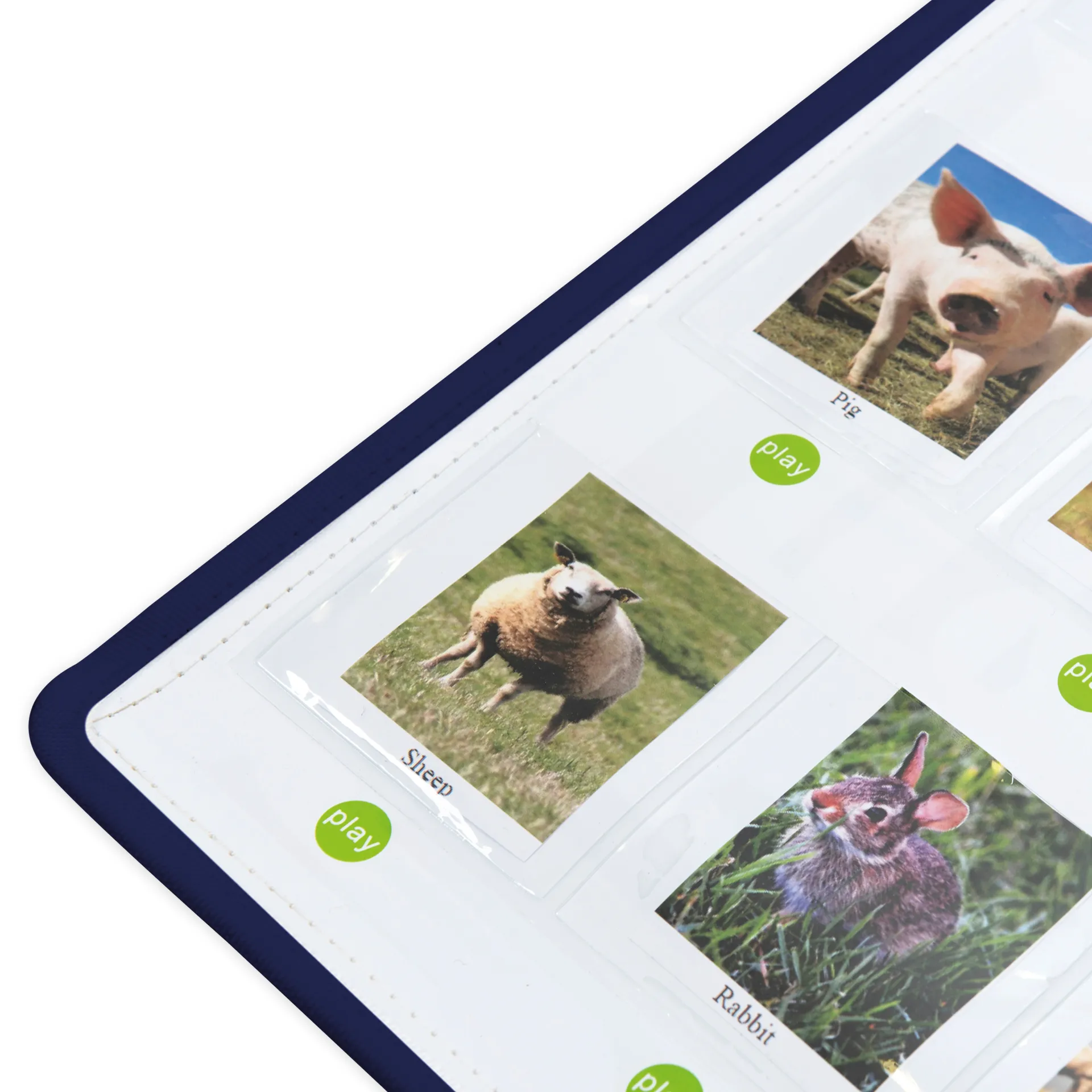 Interaktive Sprach-Rekorder-Tafel mit 30 Einstecktaschen Interaktive Sprach-Rekorder-Tafel mit 30 Einstecktaschen