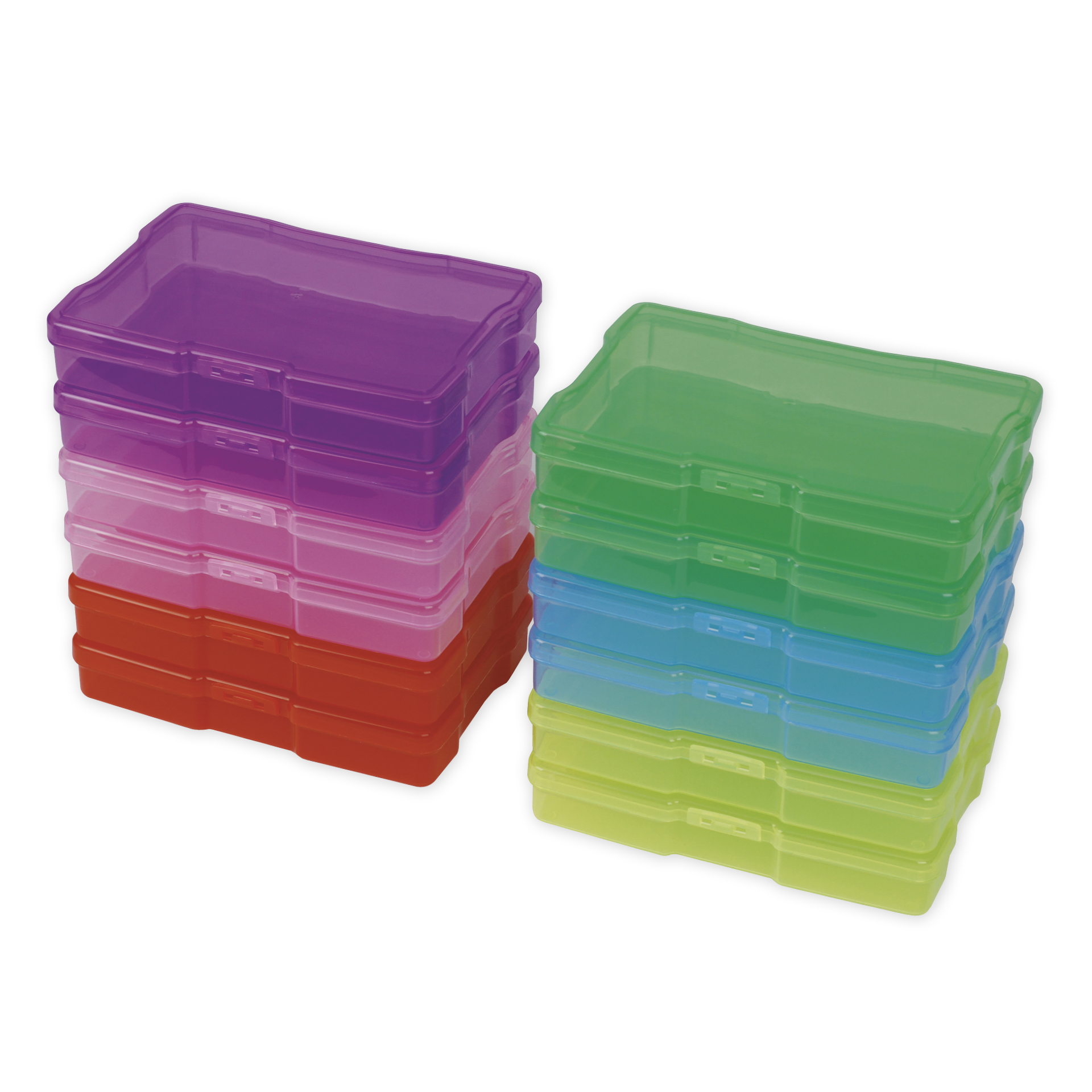TimeTEX Farb-Boxen im Koffer, transparent, 13-tlg.
