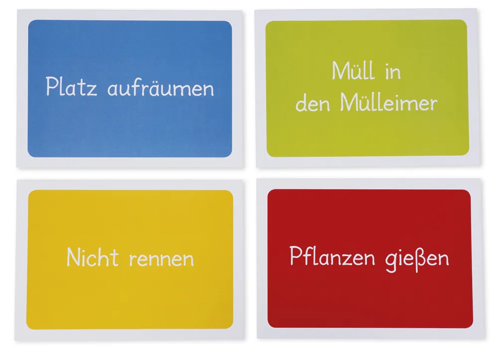 Karten-Set "Verhaltensregeln", 18-tlg.