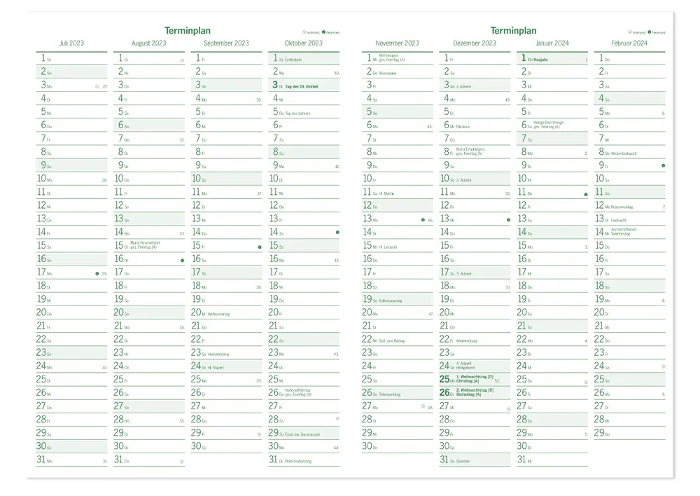 s+w Unterrichts-Planer A5++ 26/27