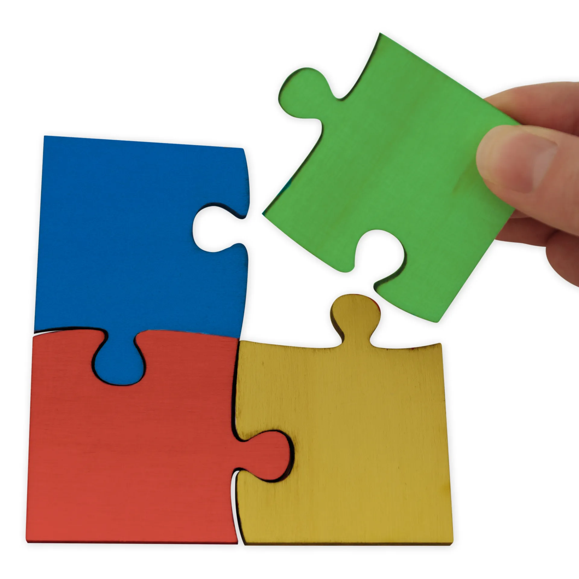 Team-Puzzle aus Holz, 16-tlg.