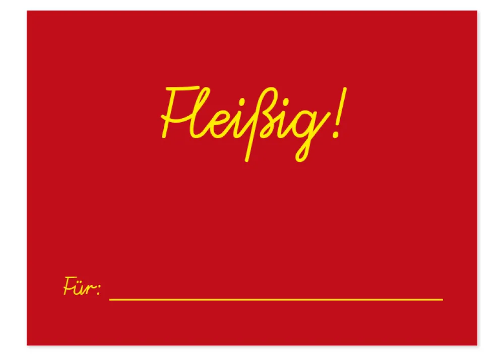 Lob-Kärtchen, 110-tlg.