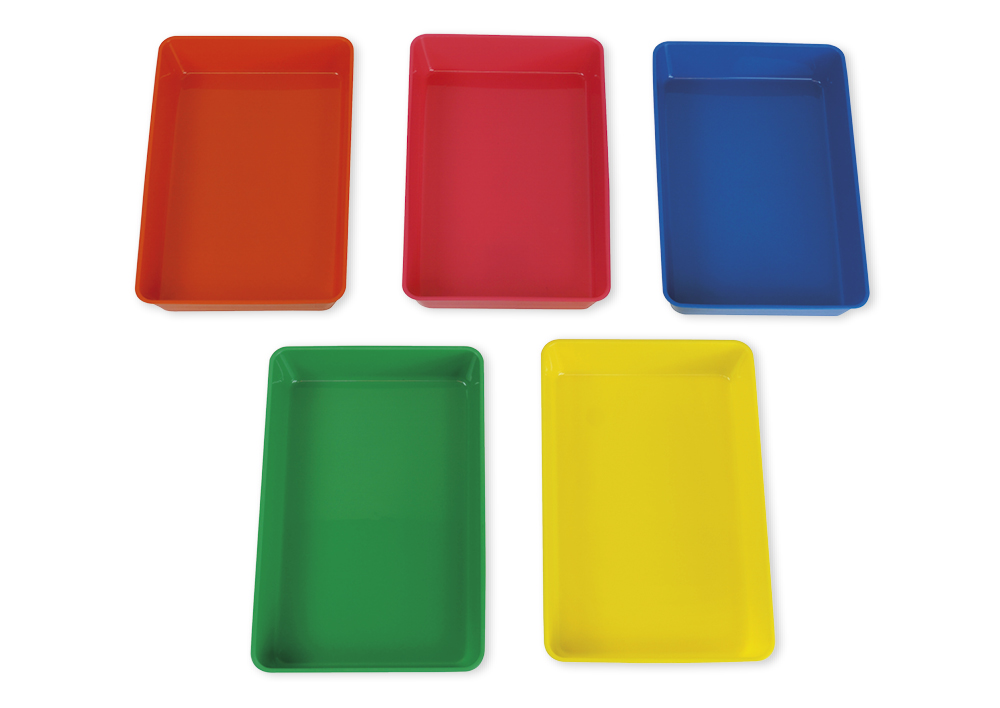 Set Aufbewahrungs-Schalen Kunststoff L, 5-tlg. Set Aufbewahrungs-Schalen Kunststoff L, 5-tlg.