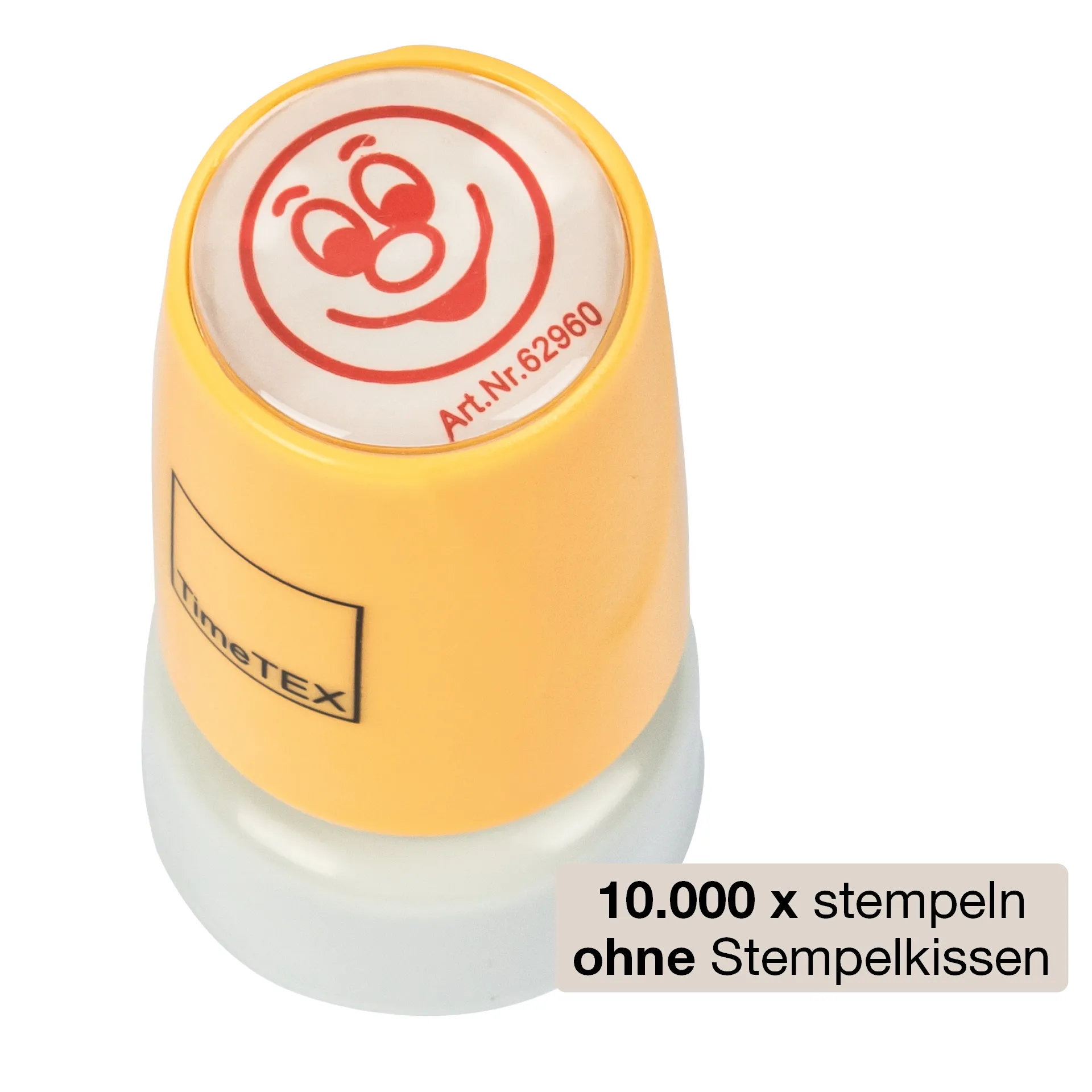Stempel, Gesicht lachend