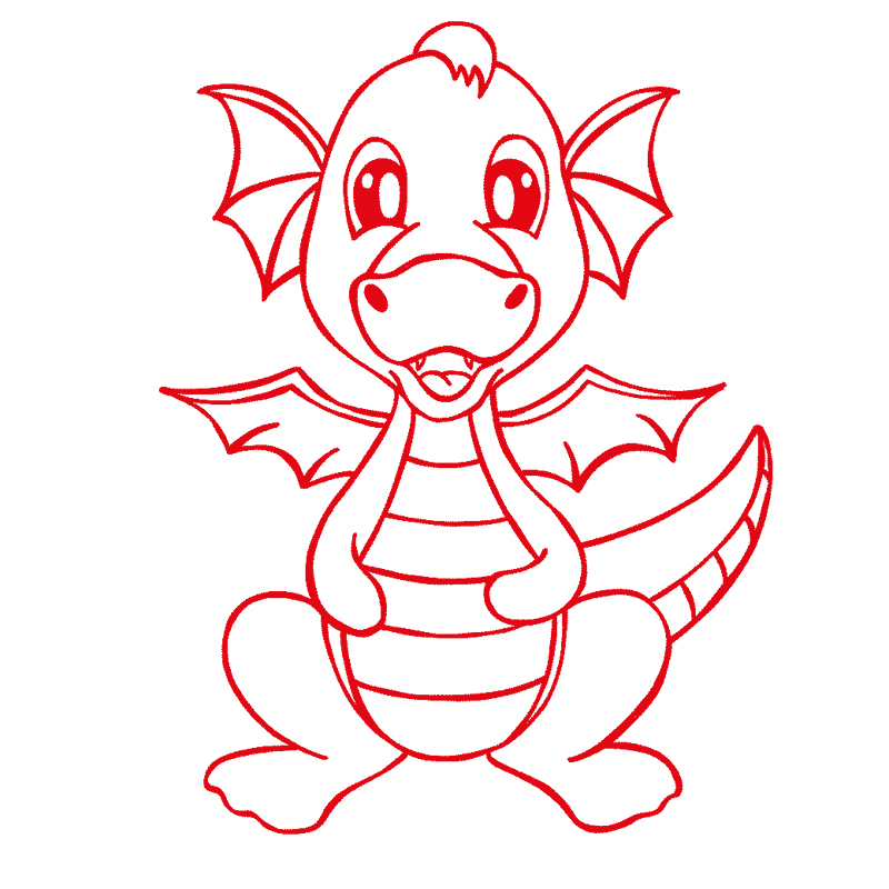 Stempel, Drache