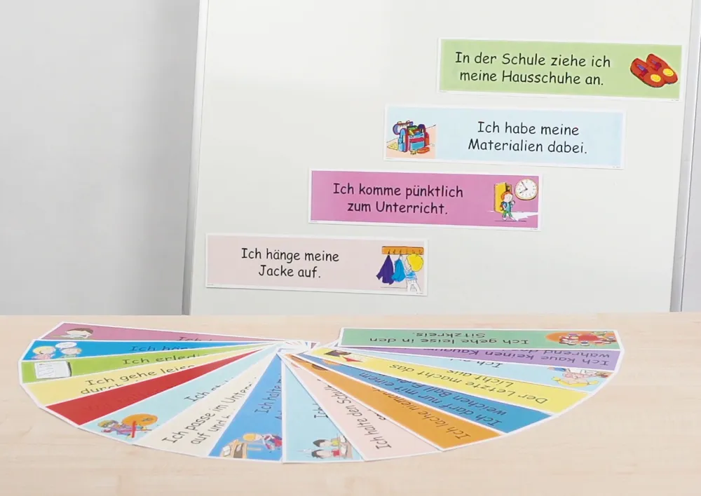 Karten "Unsere Klassenregeln" Karten "Unsere Klassenregeln"