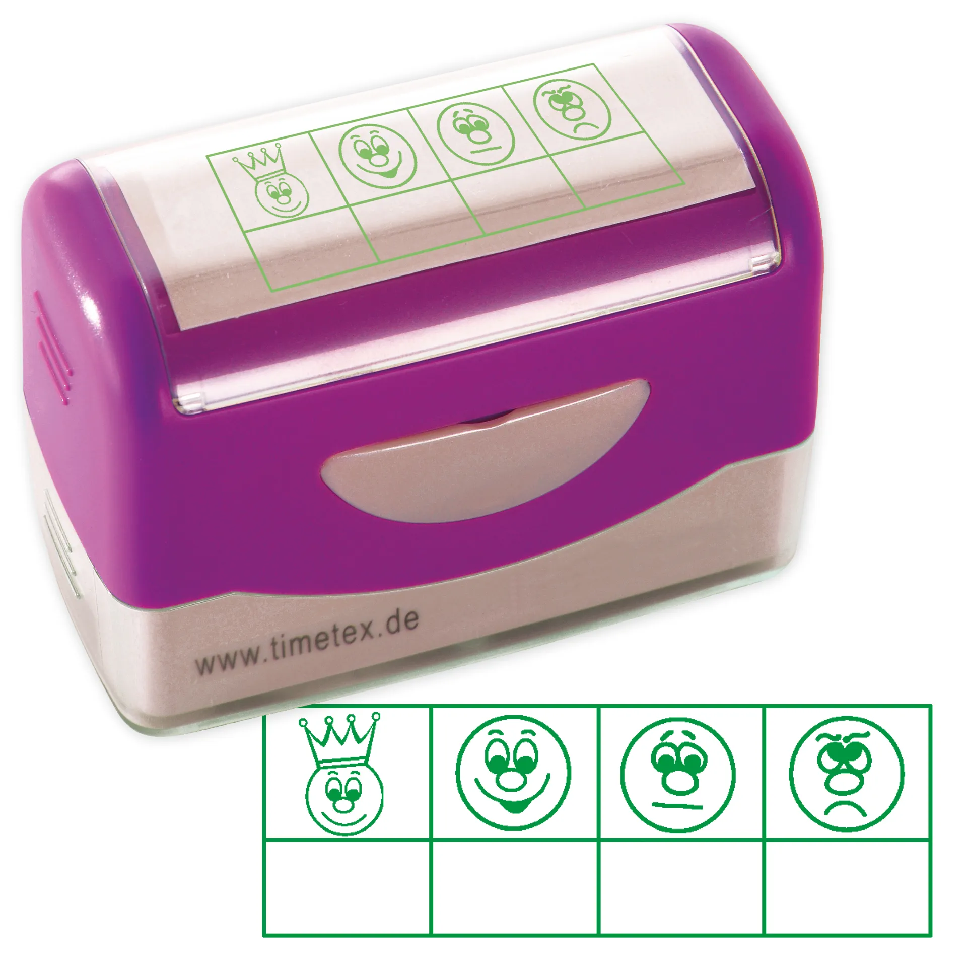 Stempel, 4 Gesichter