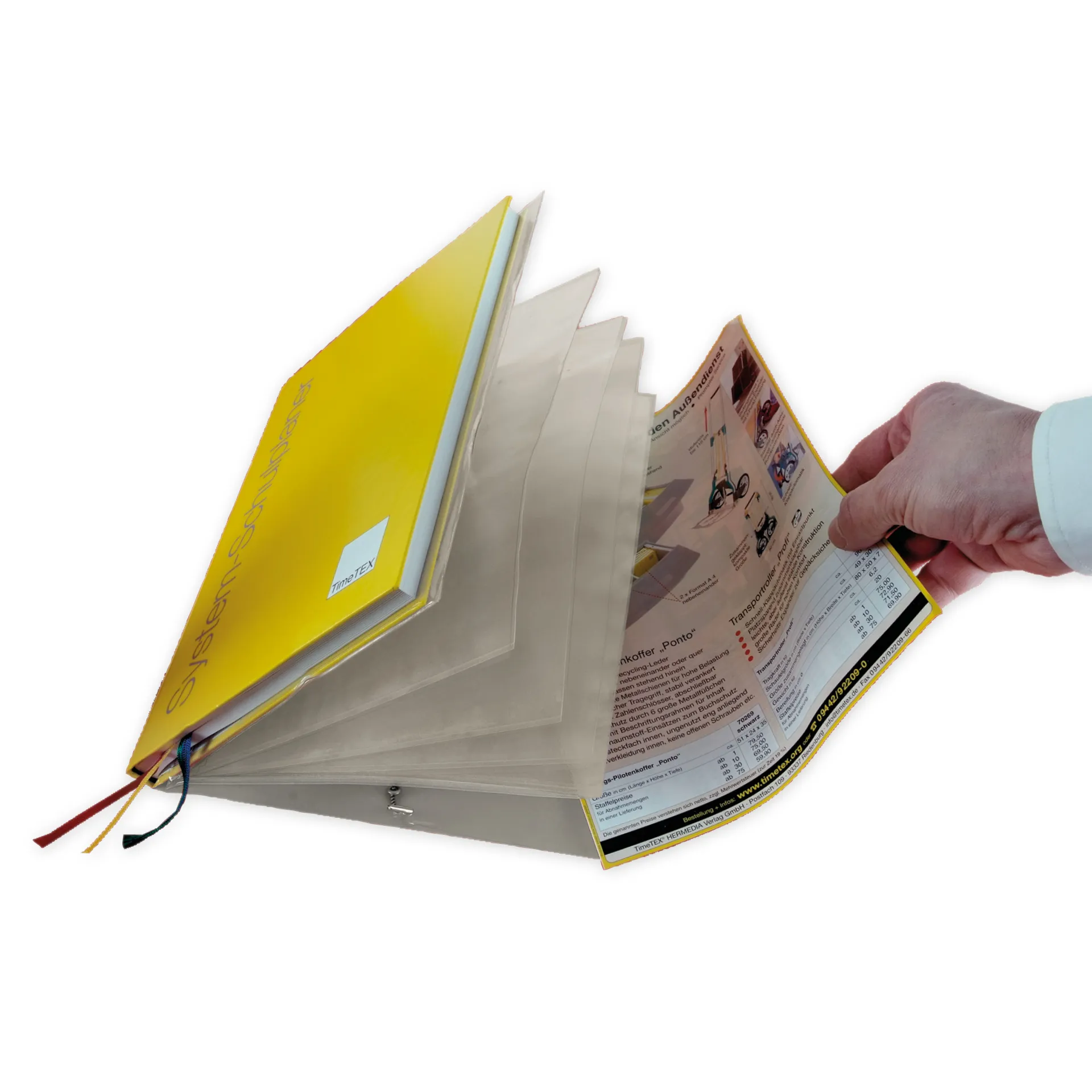 Ansteck-Fächermappe für A4 Planer