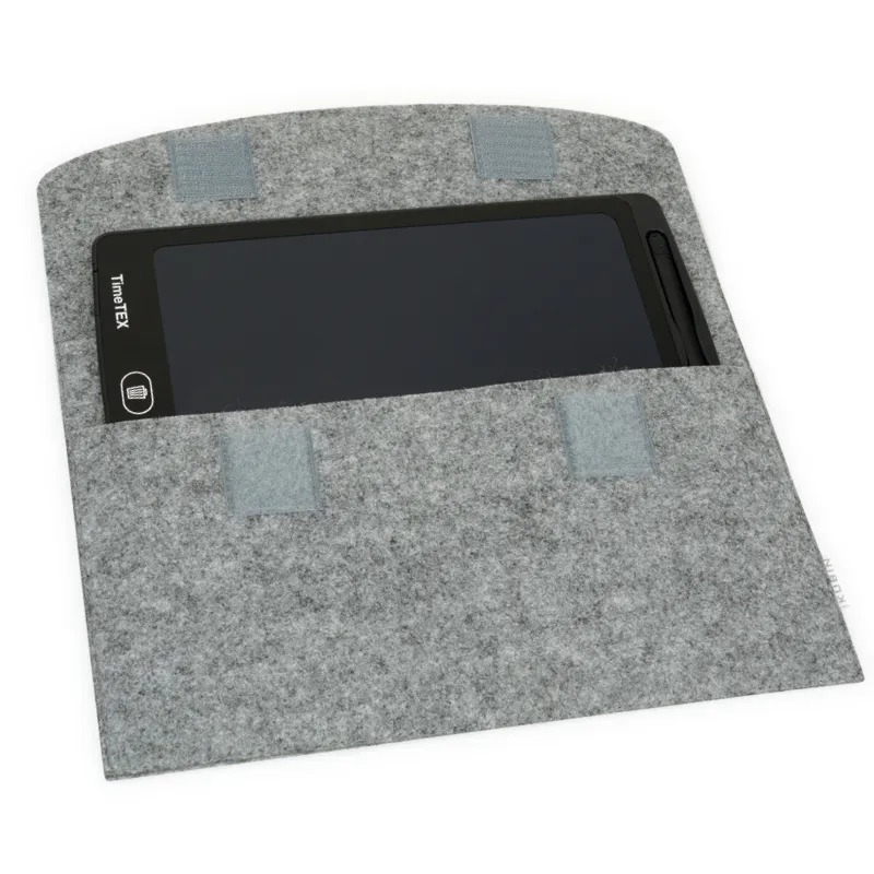 Tablet-Hülle aus Filz mit Einstecktasche, 30x20 cm