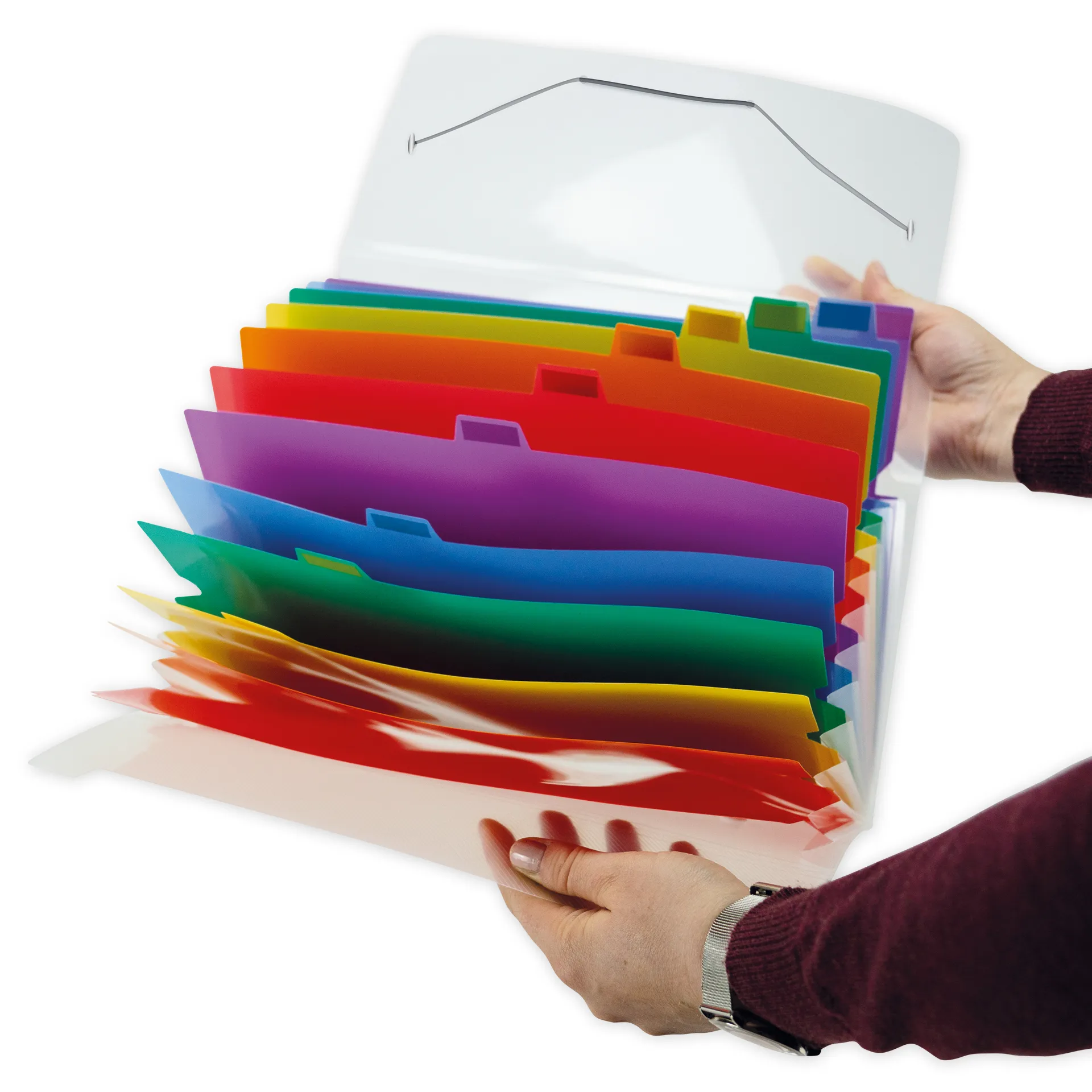 Fächer-Ablage-Registermappe A4-Plus